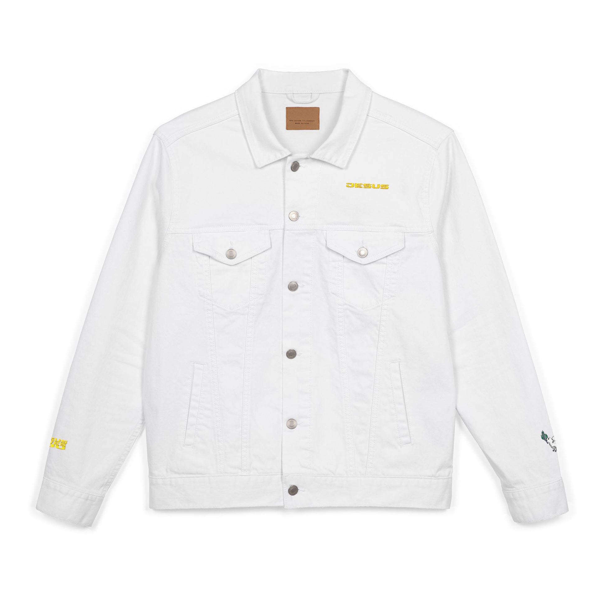 Embroidered Denim Jacket - following JESUS Tribe