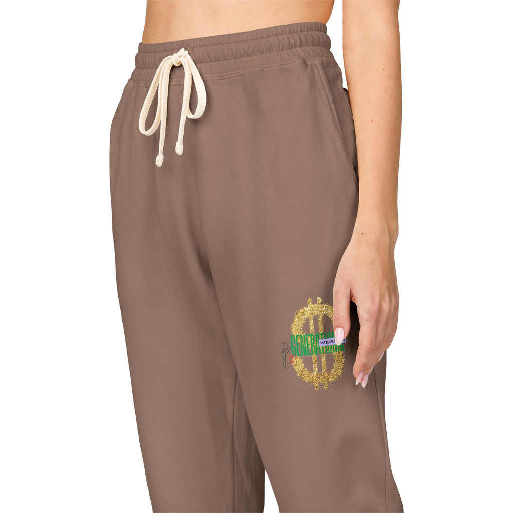 Fleece Sweatpants - Generational Wealth Inspirational Design
