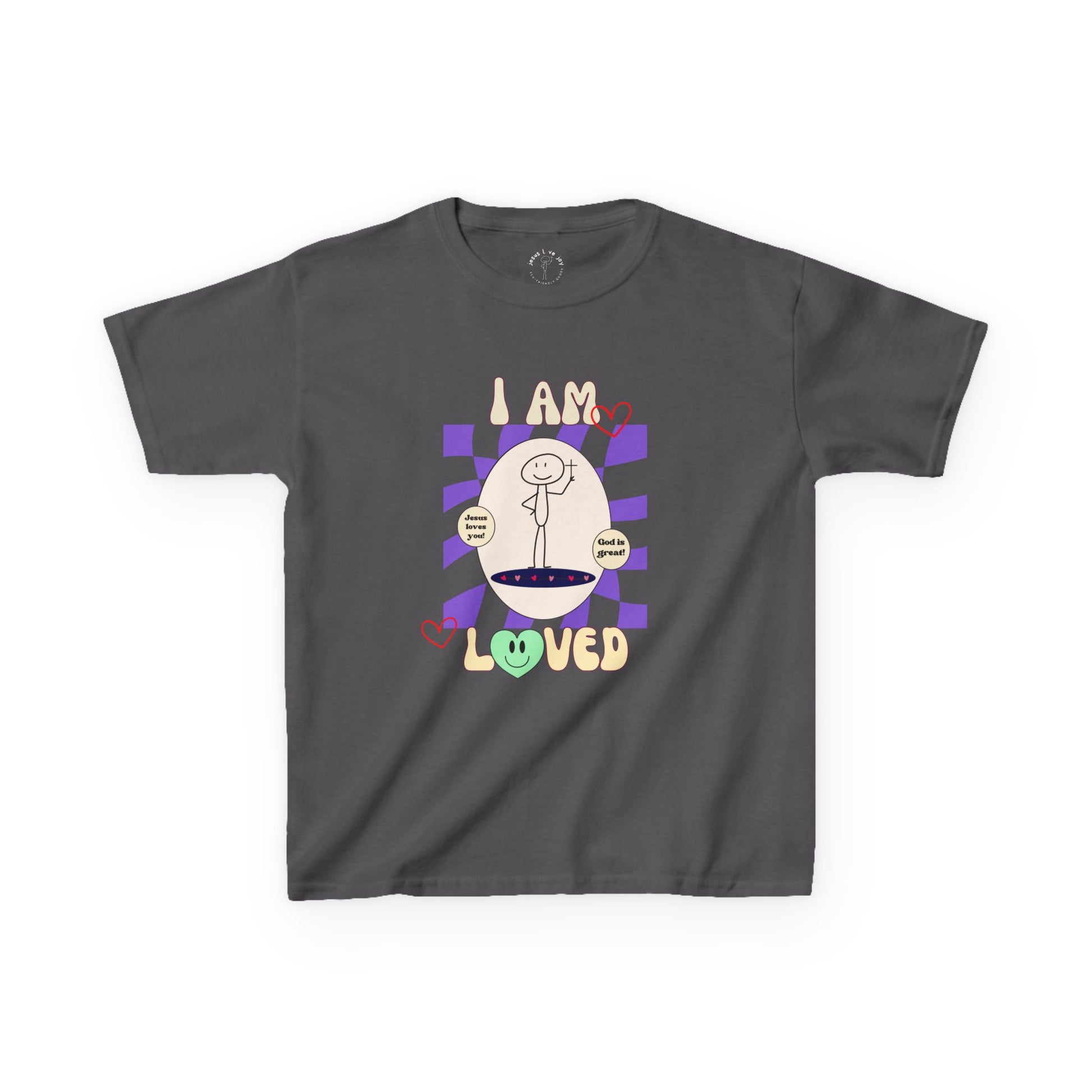 Kids Tee - I Am Loved Design