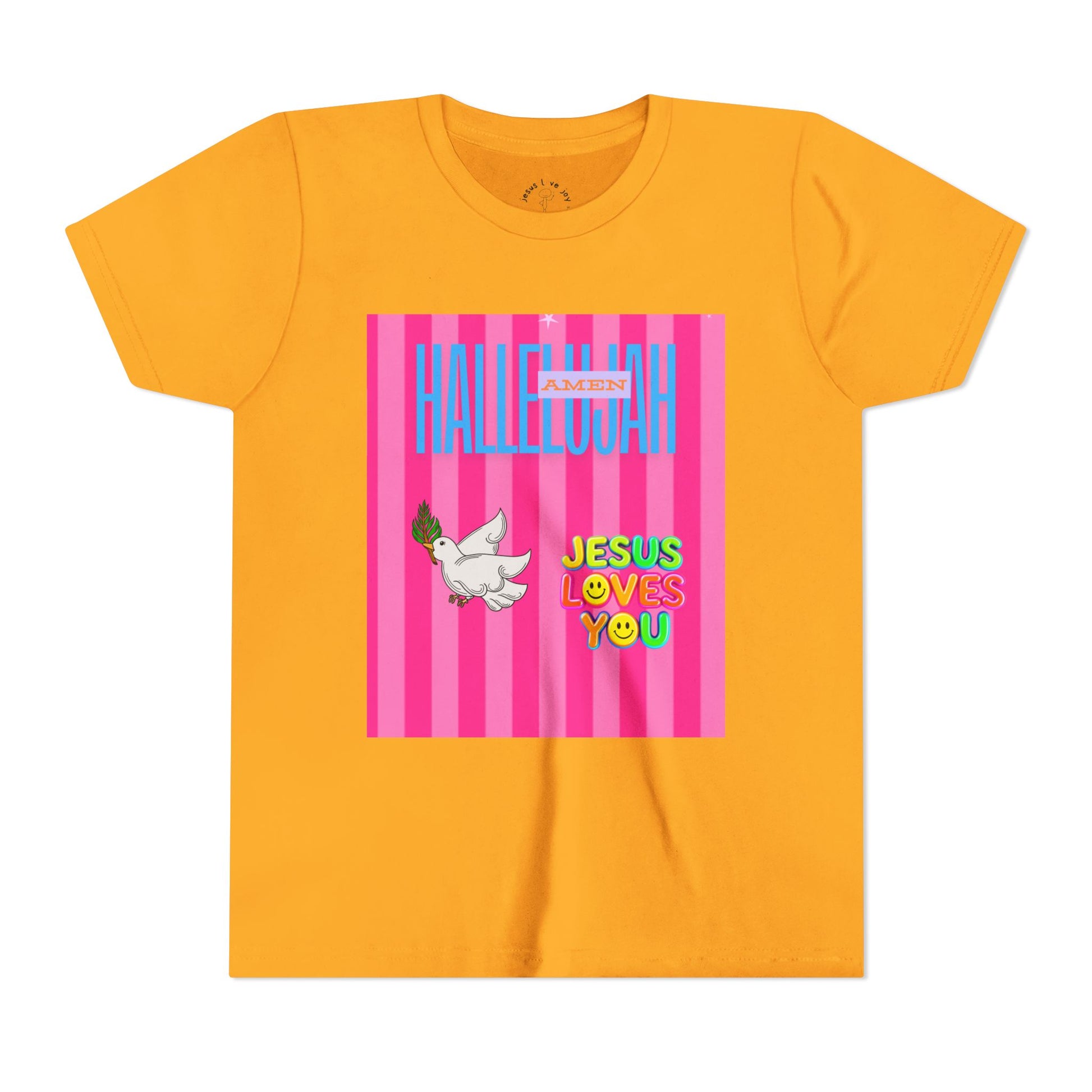 Youth Short Sleeve Tee - 'Amen'  Typography Shirt