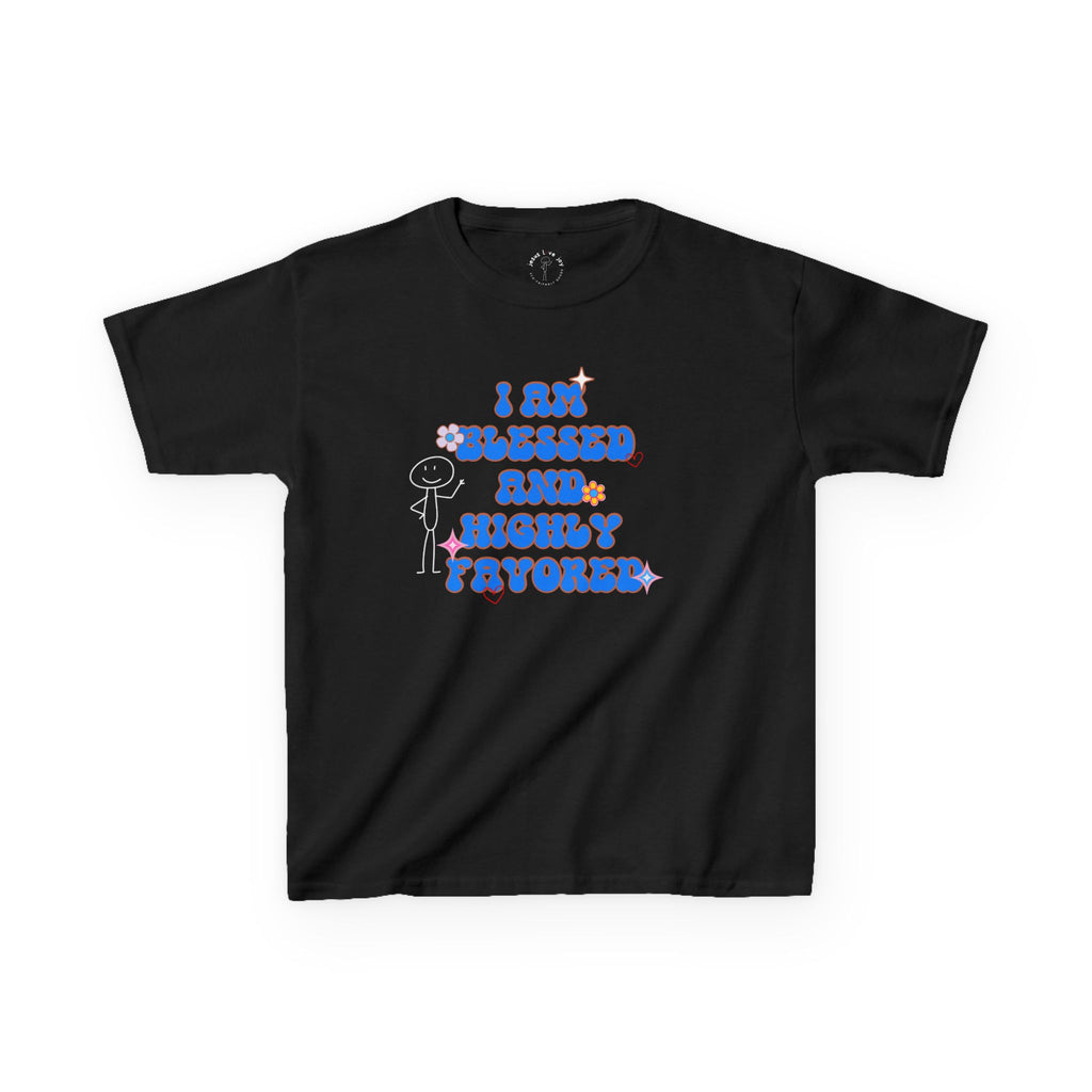 Kids Tee - Blessed Heavy Cotton Shirt for the Little Ones