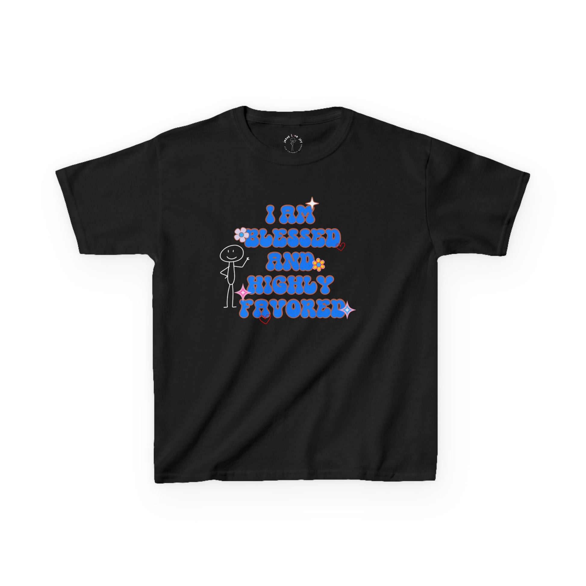Kids Tee - Blessed Heavy Cotton Shirt for the Little Ones
