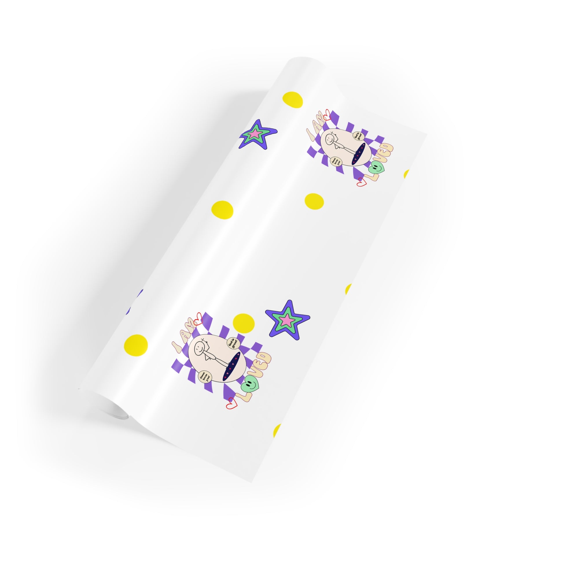 Gift Wrapping Paper Rolls- I AM LOVED