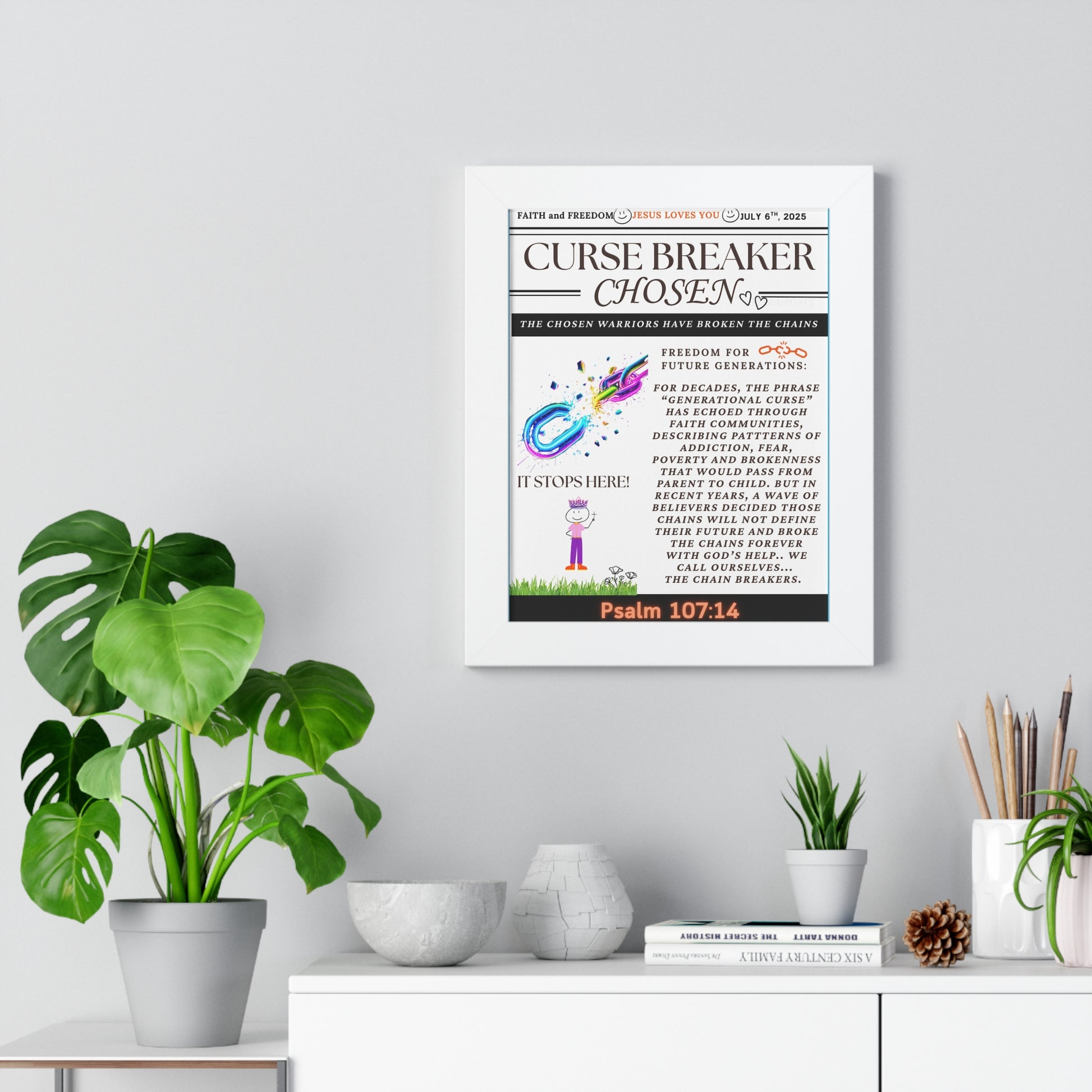 Vertical Poster Curse Breaker Print