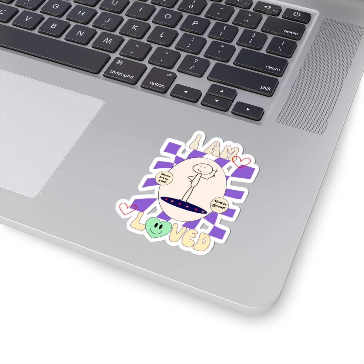 Sticker Set - 'I AM LOVED' Positive Affirmation Kiss-Cut Stickers