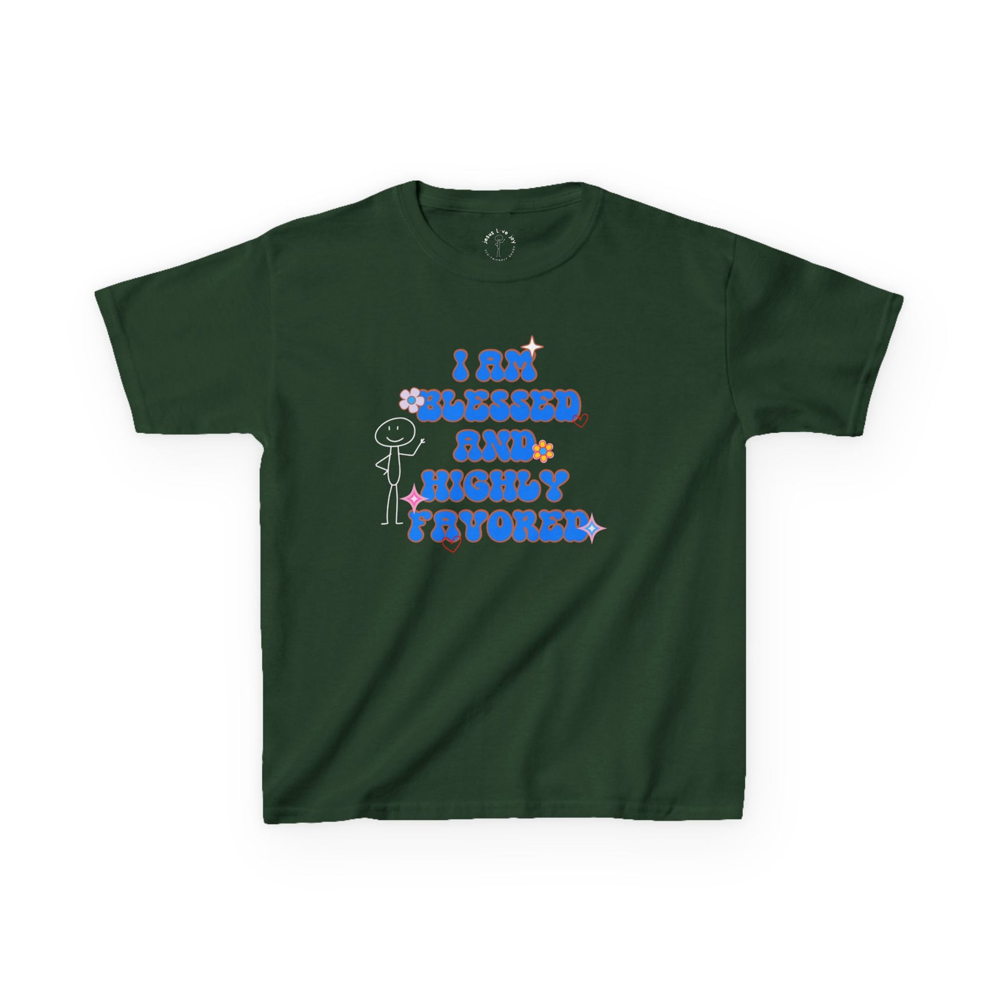 Kids Tee - Blessed Heavy Cotton Shirt for the Little Ones