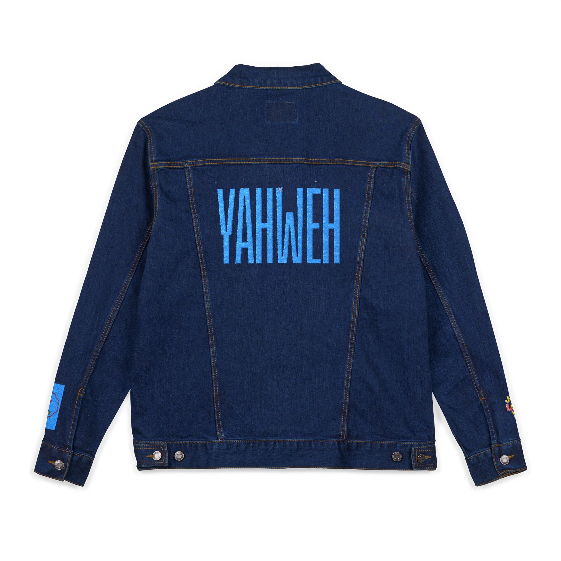 Embroidered Denim Jacket - YAHWEH Design