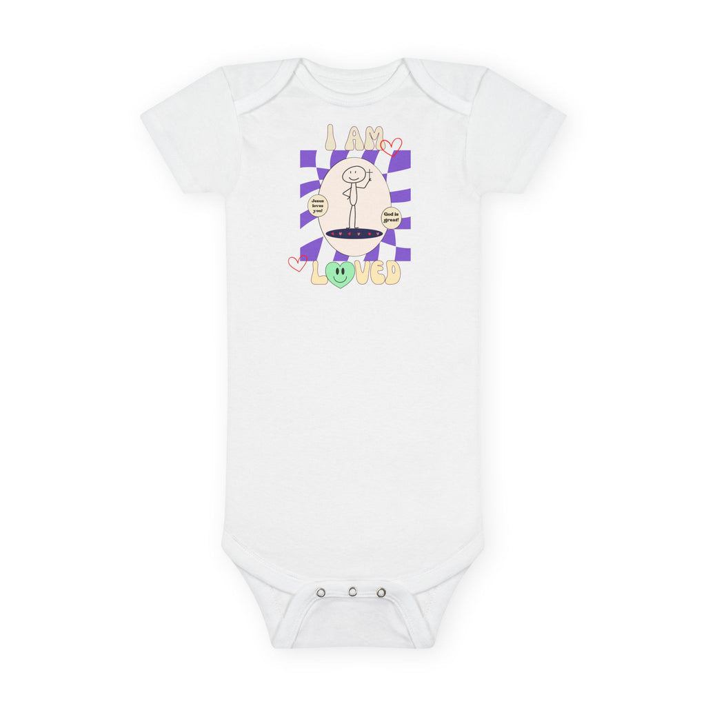 Organic Baby Bodysuit - I am Loved®