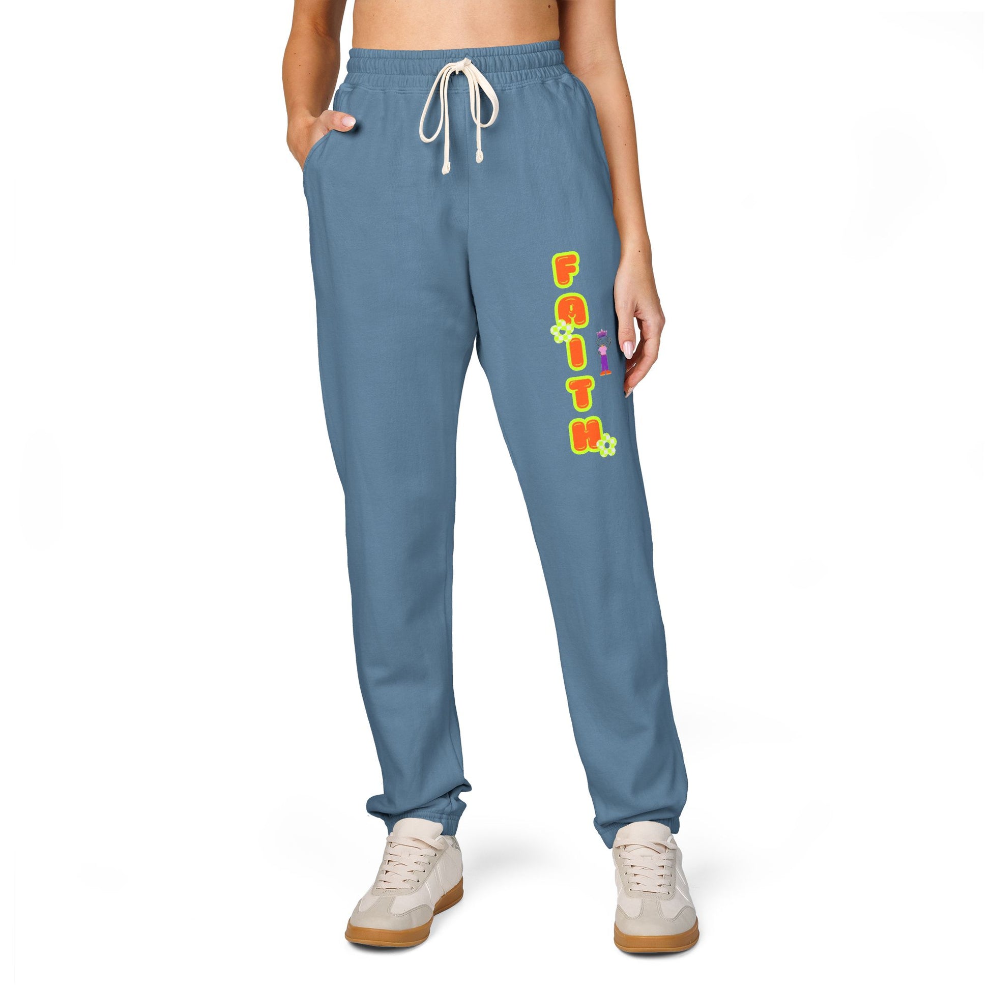 Unisex Garment-Dyed Fleece Sweatpants