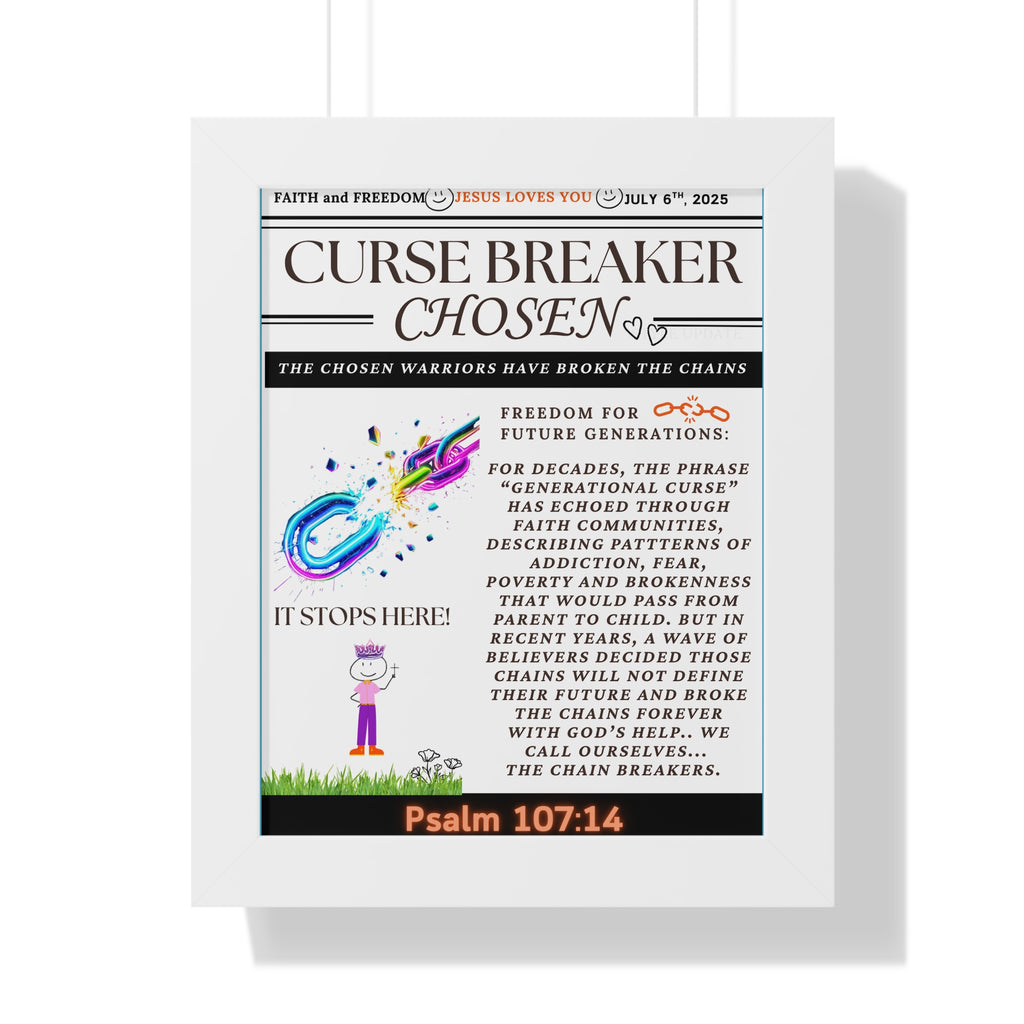 Vertical Poster Curse Breaker Print