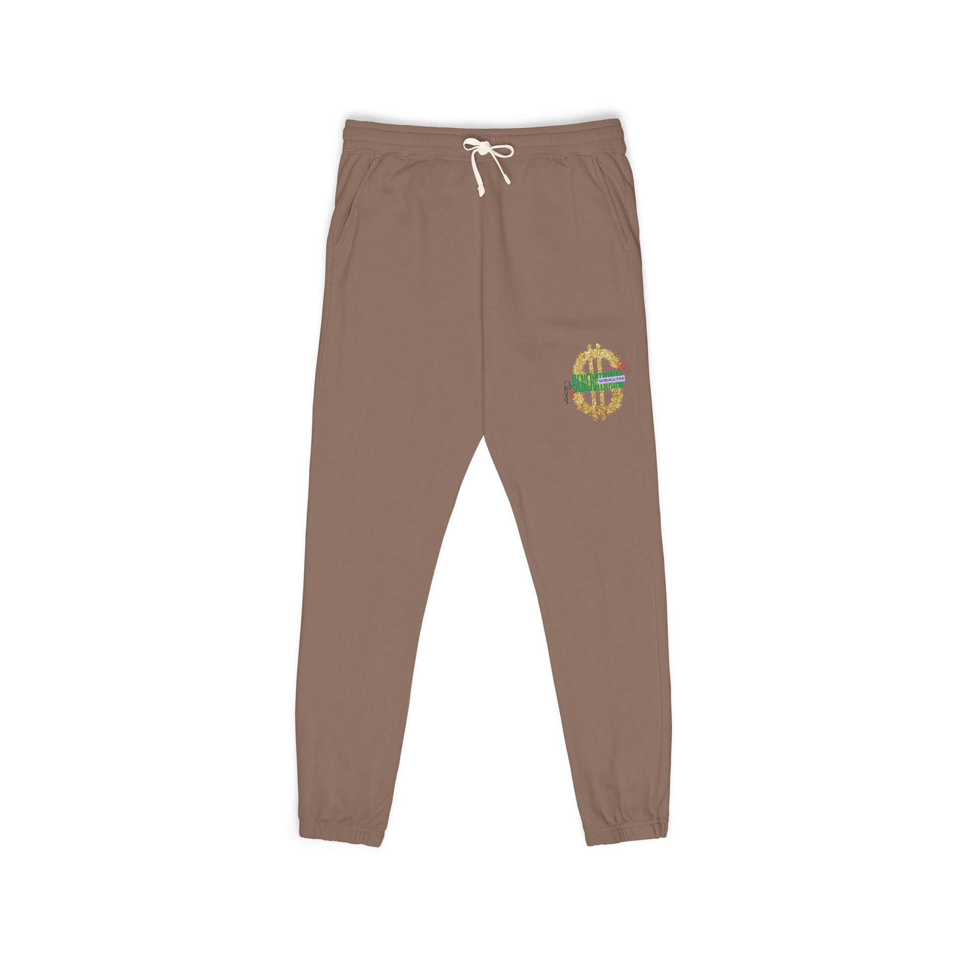 Fleece Sweatpants - Generational Wealth Inspirational Design