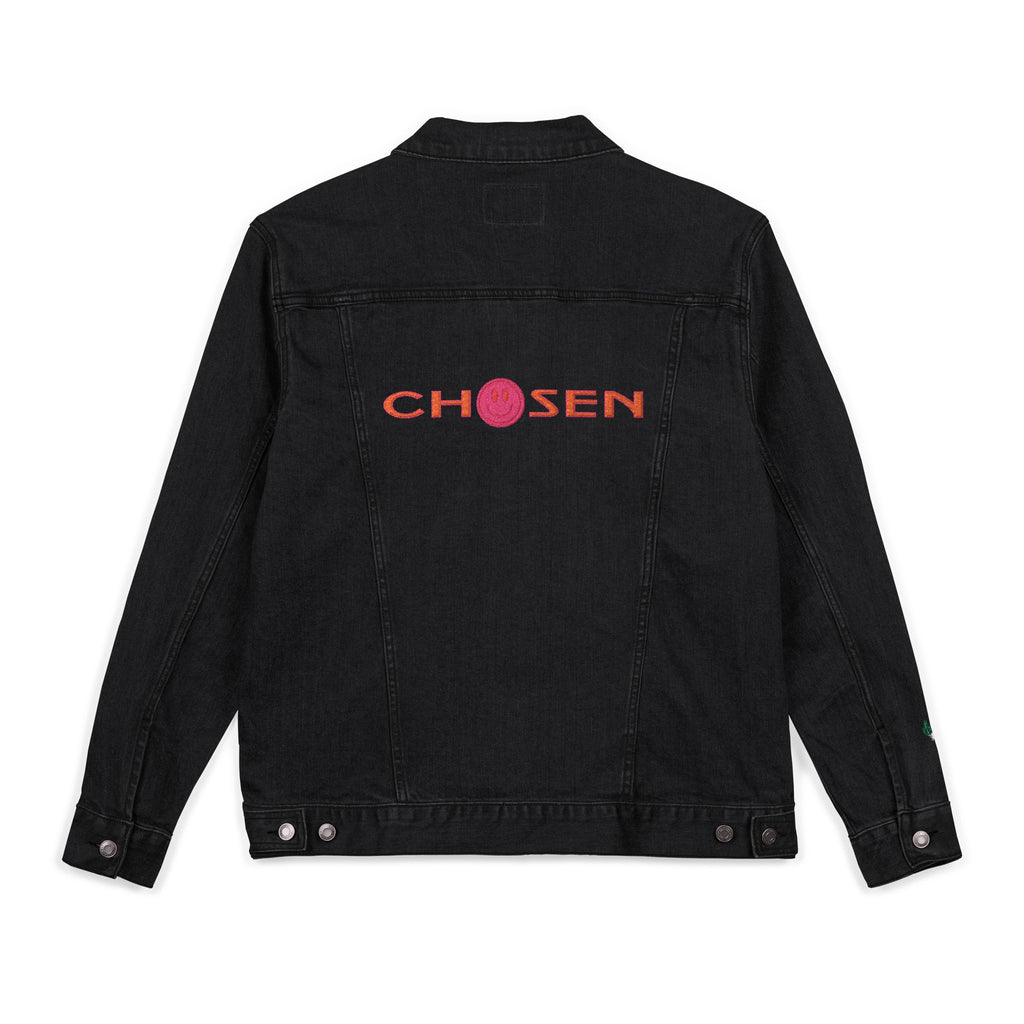 Embroidered Denim Jacket - CHOSEN by GOD