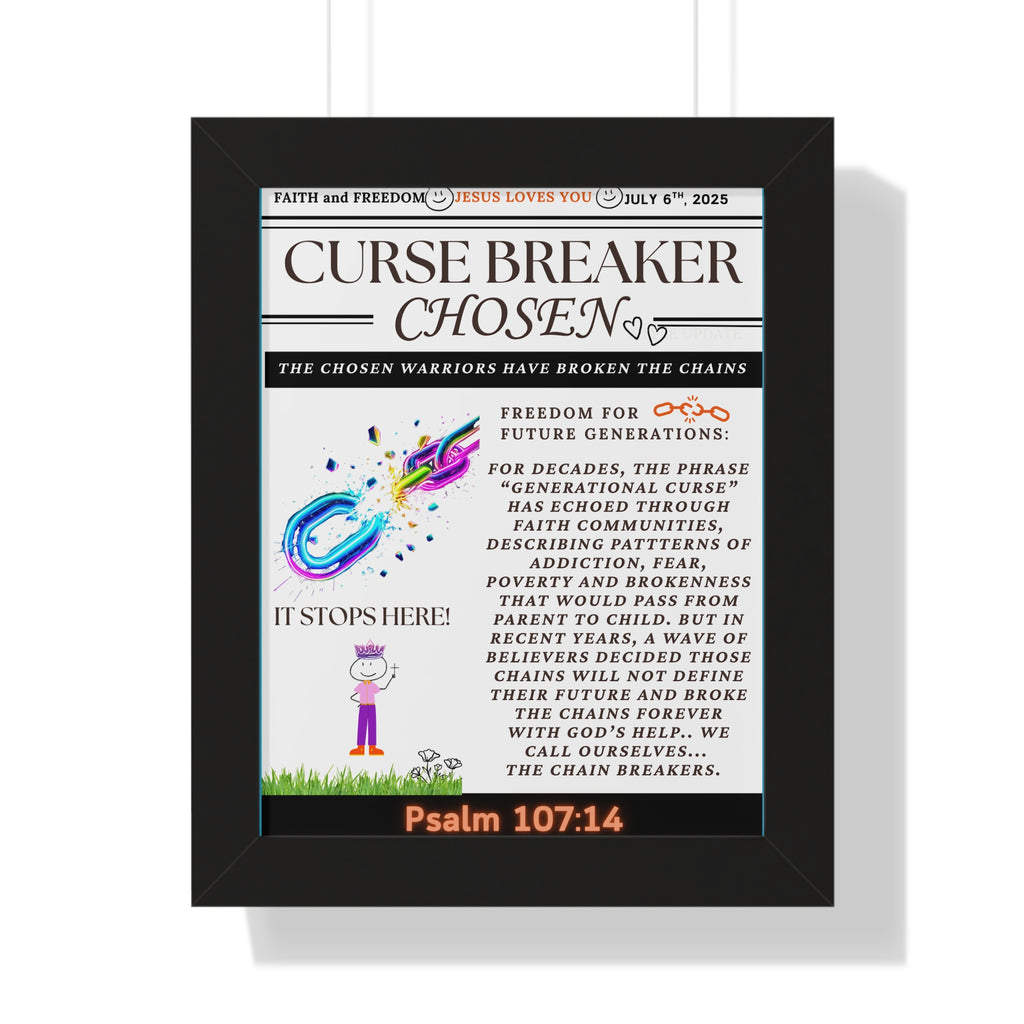 Vertical Poster Curse Breaker Print