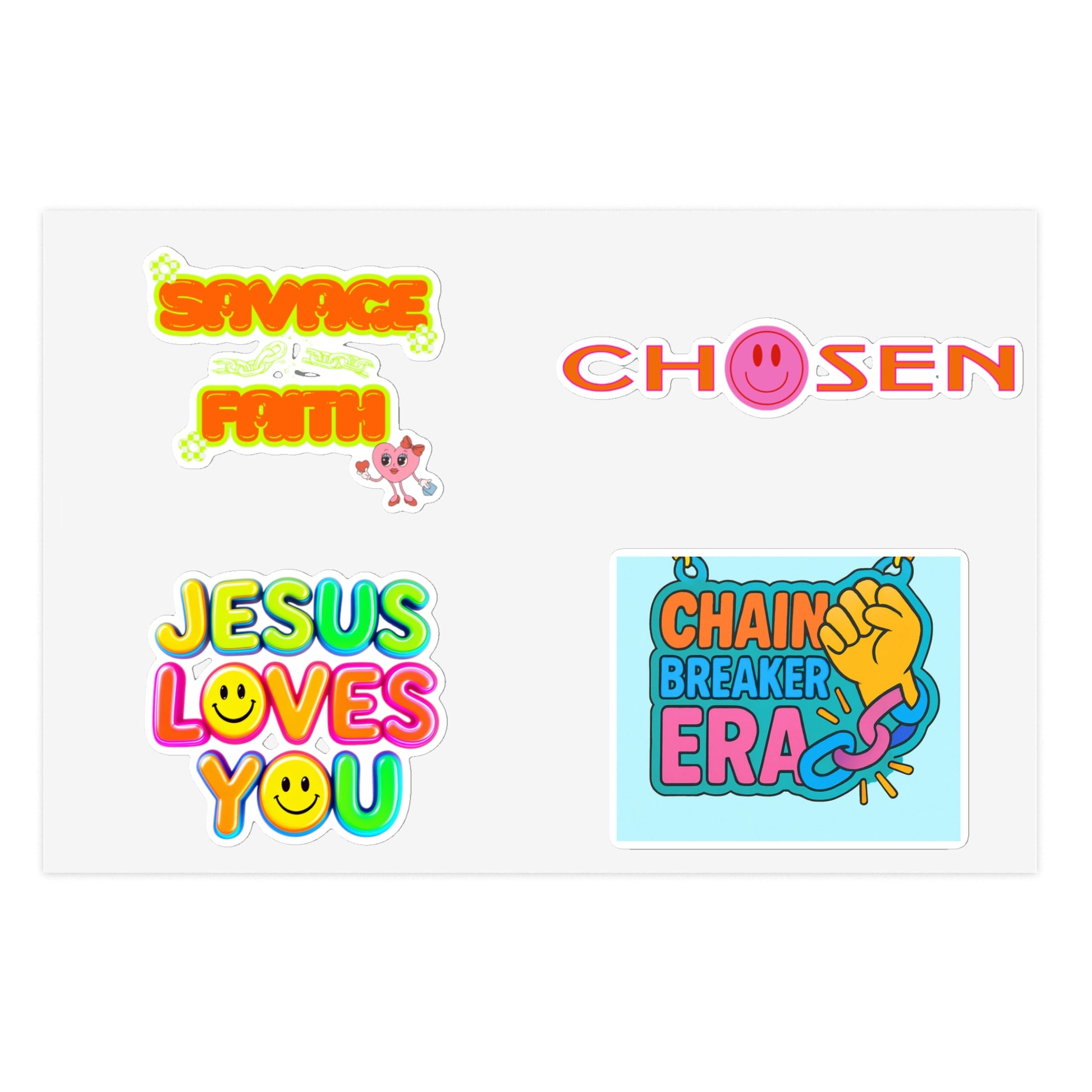 Sticker Sheet Bundle, 5pcs