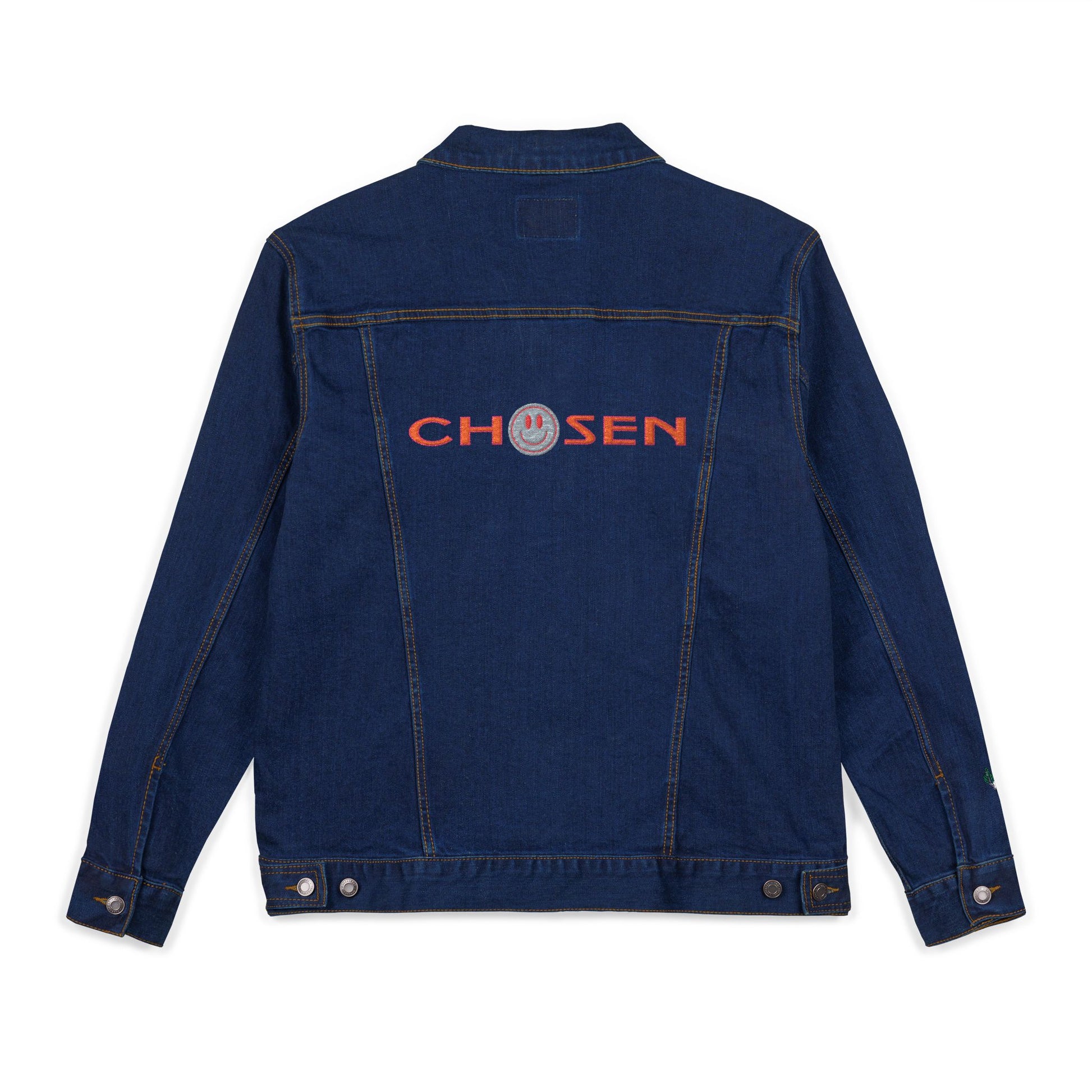 Embroidered Denim Jacket - CHOSEN by GOD
