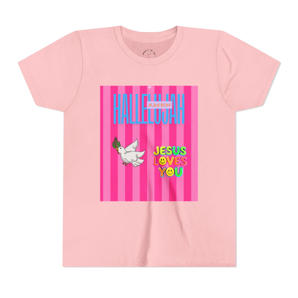 Youth Short Sleeve Tee - 'Amen'  Typography Shirt