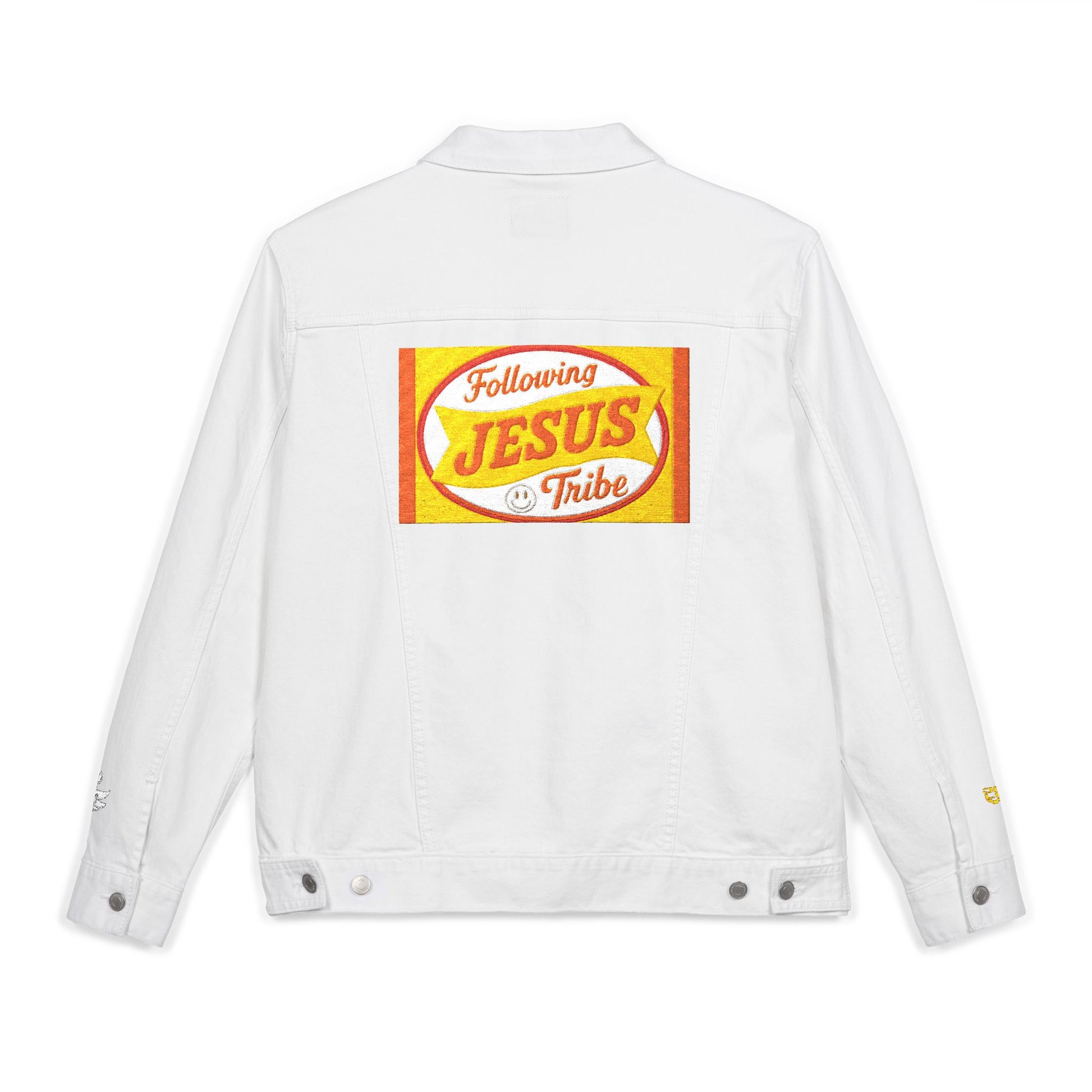 Embroidered Denim Jacket - following JESUS Tribe