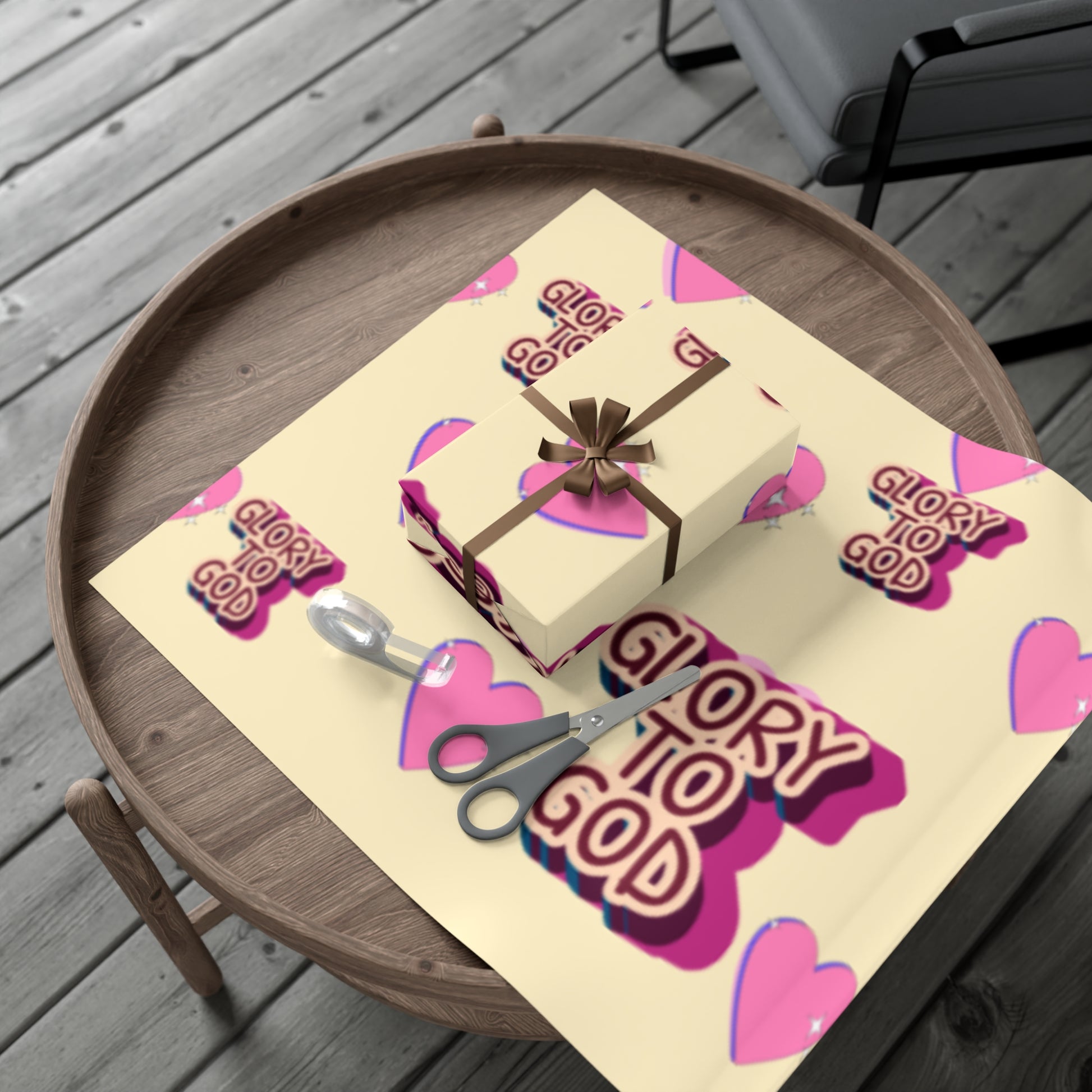 Wrapping Paper - Glory to GOD Design