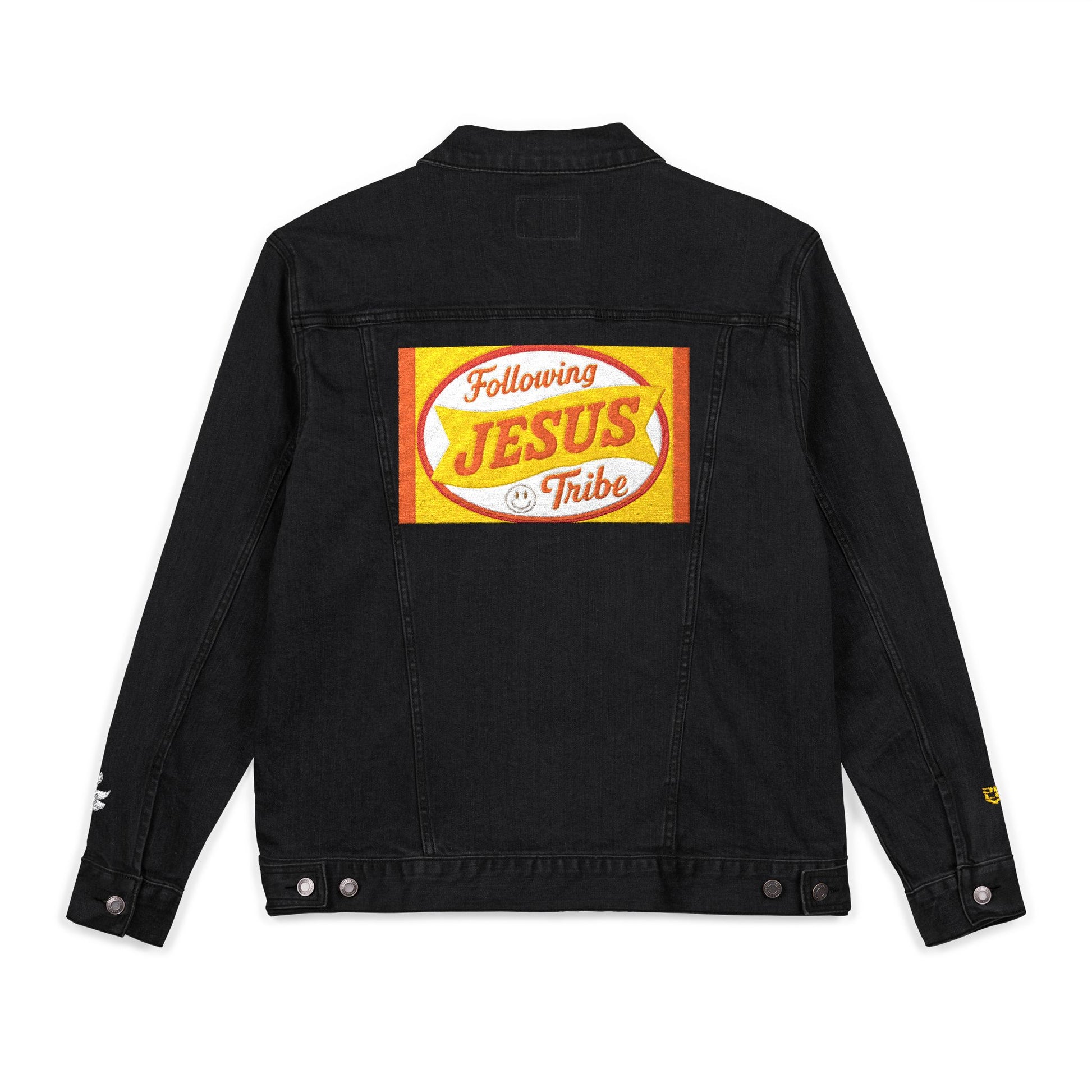 Embroidered Denim Jacket - following JESUS Tribe