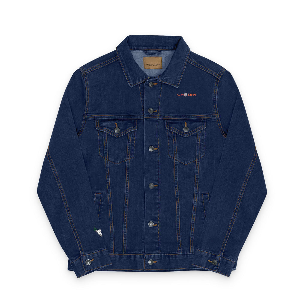Embroidered Denim Jacket - CHOSEN by GOD
