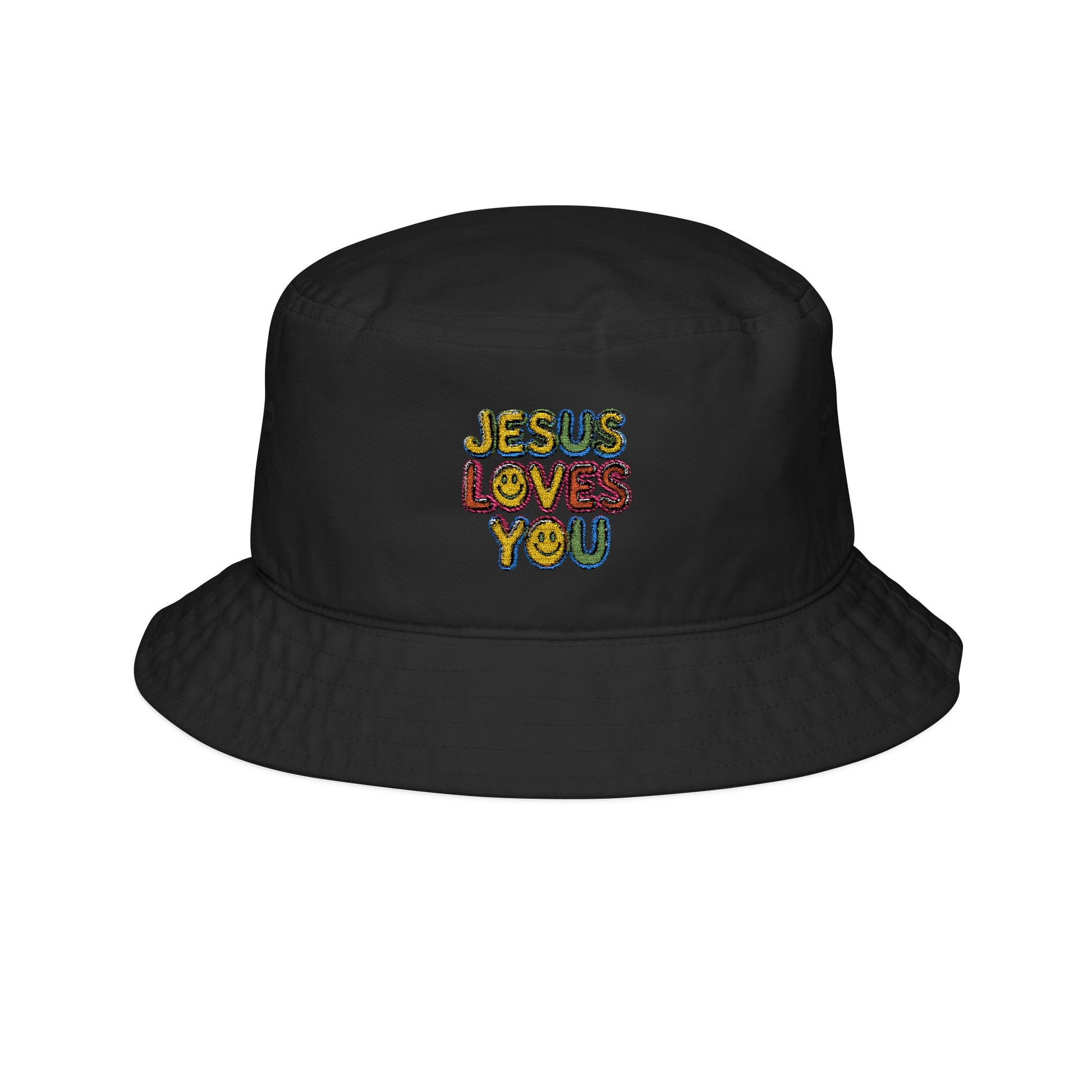 Bucket Hat (Embroidered) - JESUS LOVES YOU