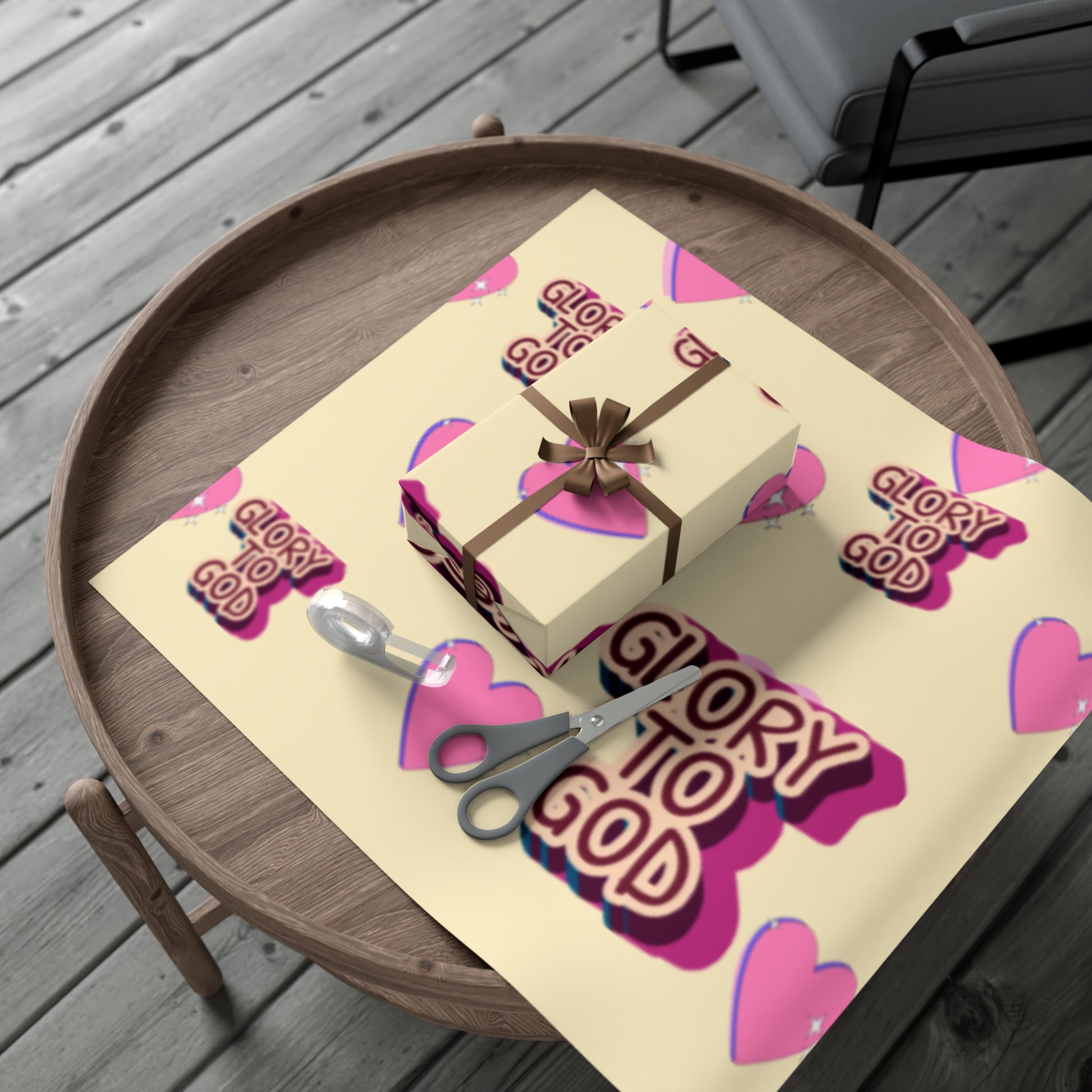 Wrapping Paper - Glory to GOD Design