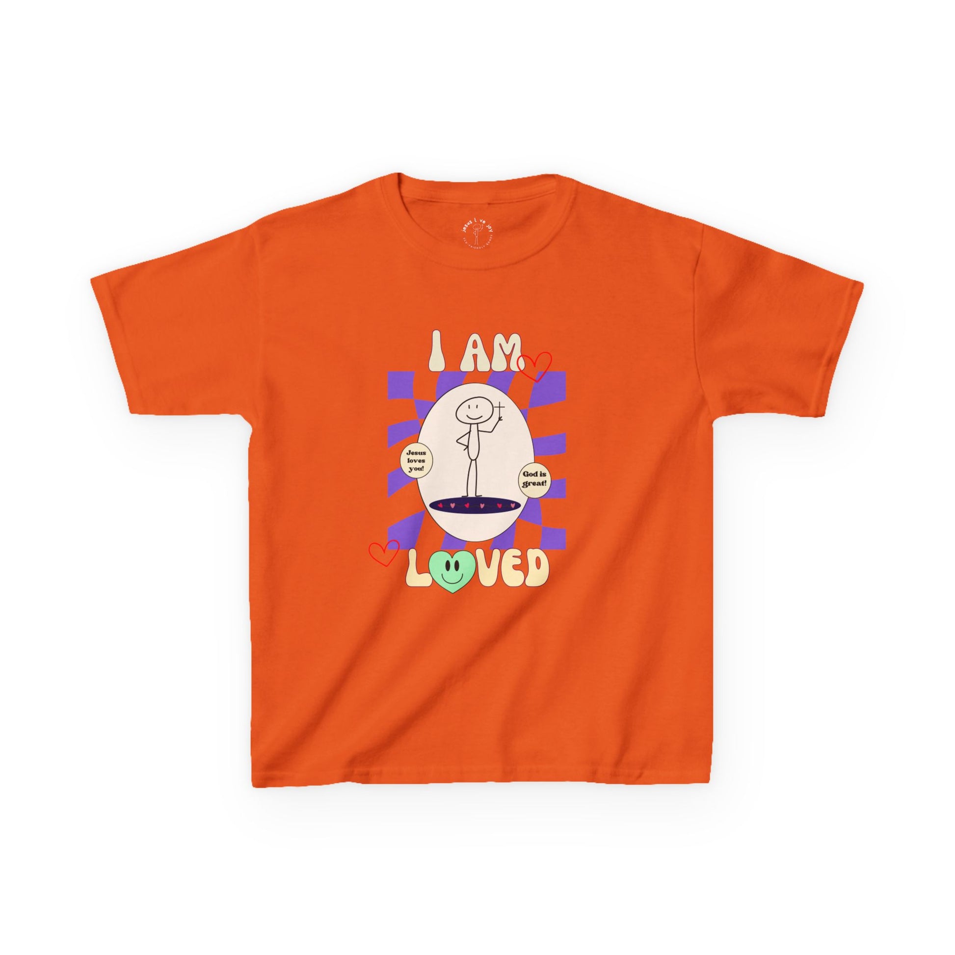 Kids Tee - I Am Loved Design