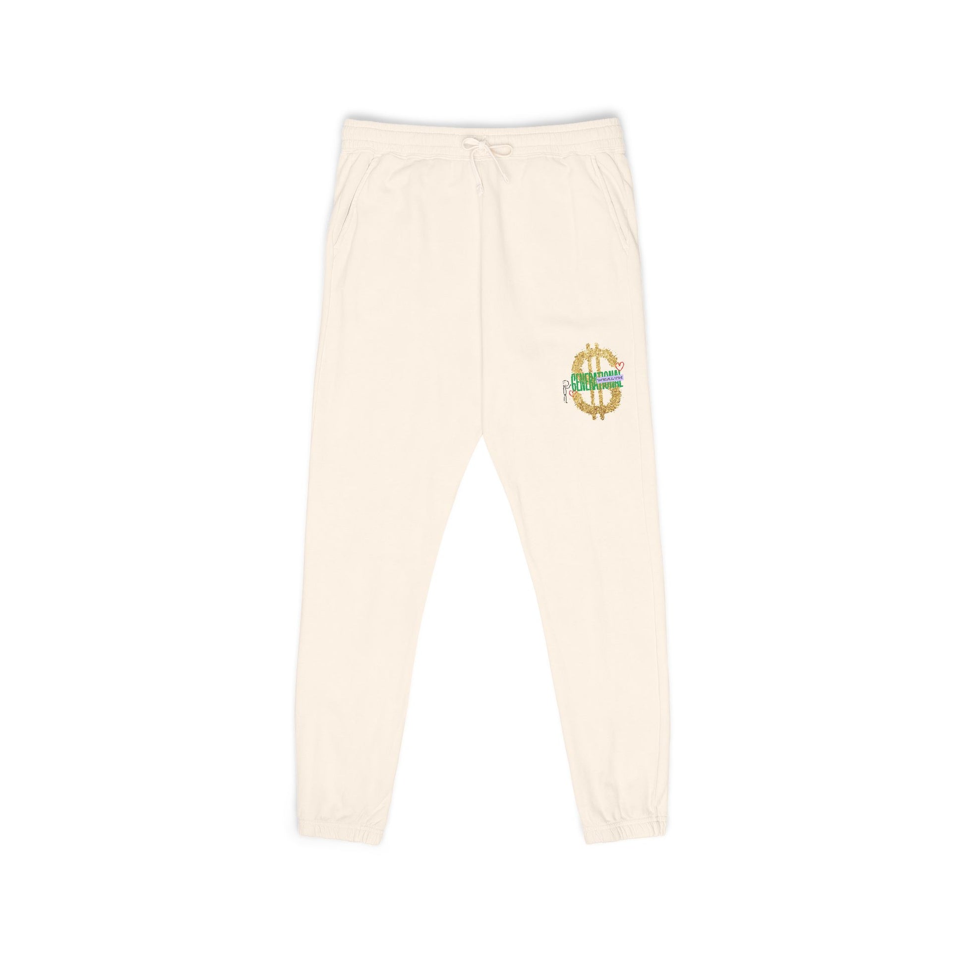 Fleece Sweatpants - Generational Wealth Inspirational Design