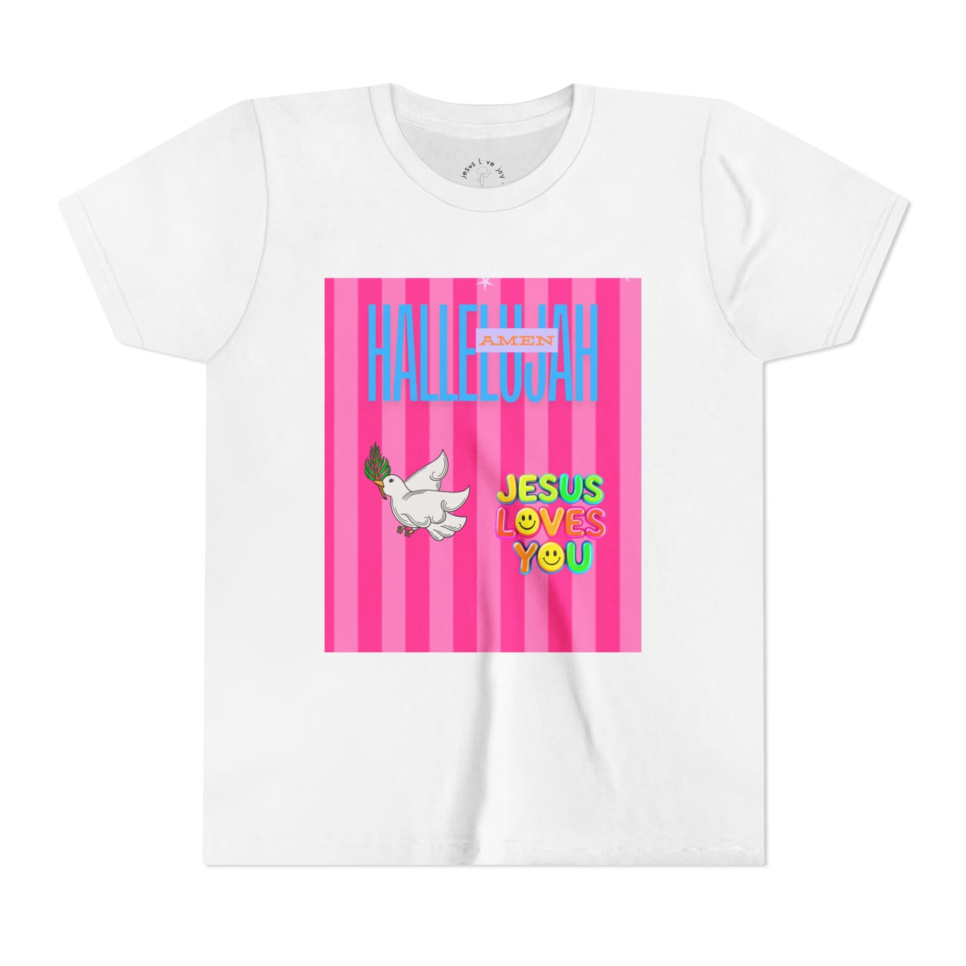 Youth Short Sleeve Tee - 'Amen'  Typography Shirt