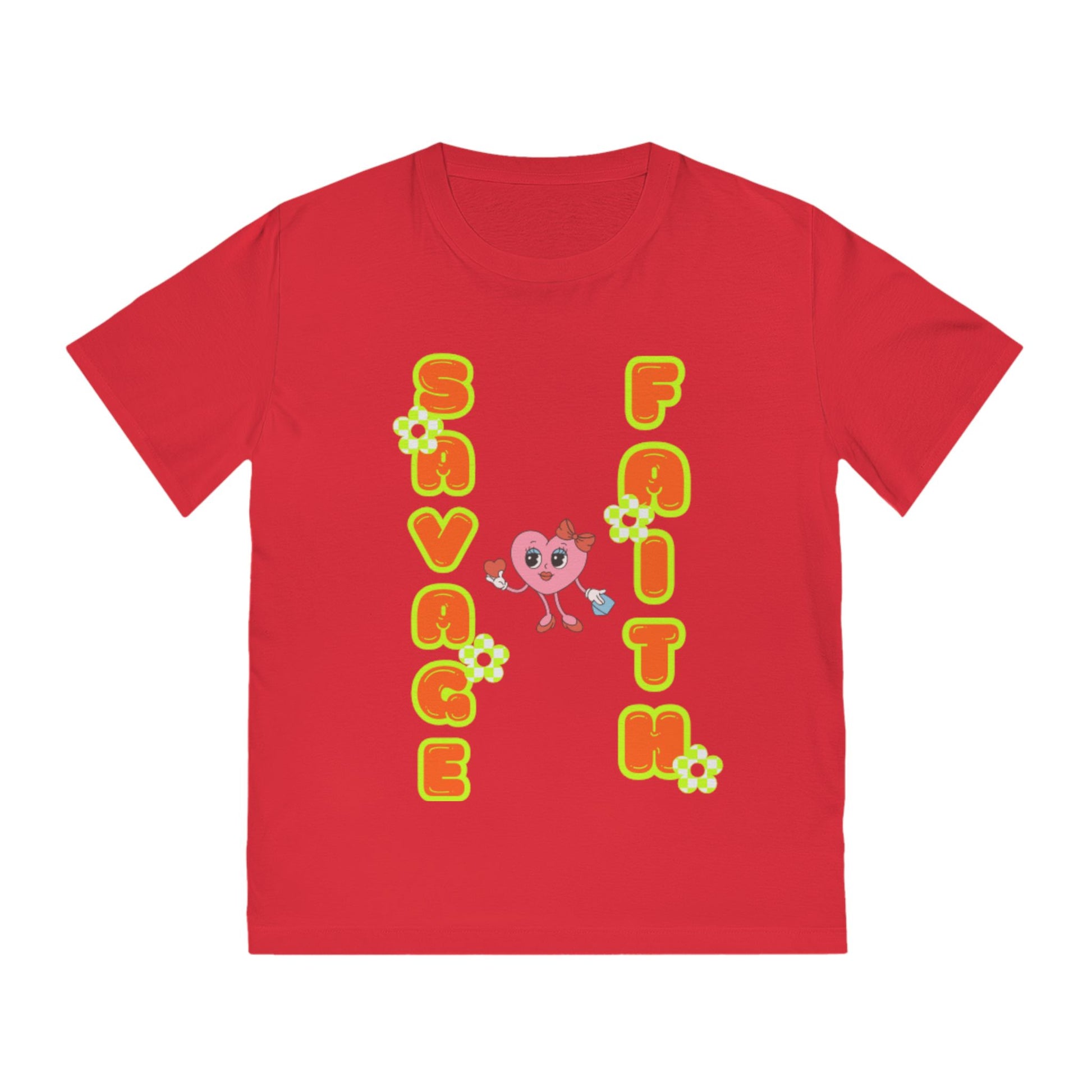 T-Shirt with 'Savage Faith in God' Design