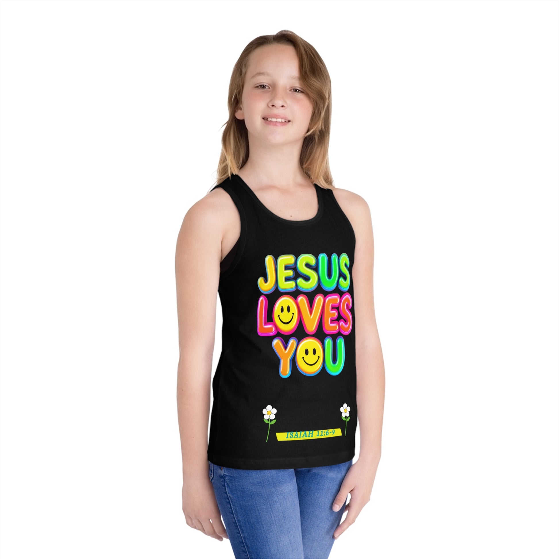 Kid's Tank Top - JESUS LOVES YOU