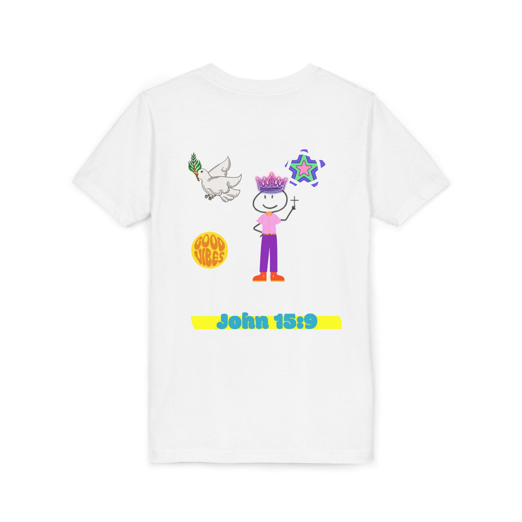 Christian Youth Short Sleeve Tee - JESUS LOVES YOU
