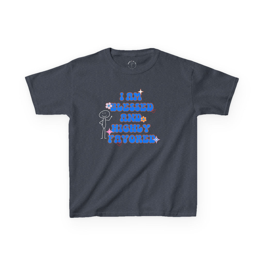 Kids Tee - Blessed Heavy Cotton Shirt for the Little Ones