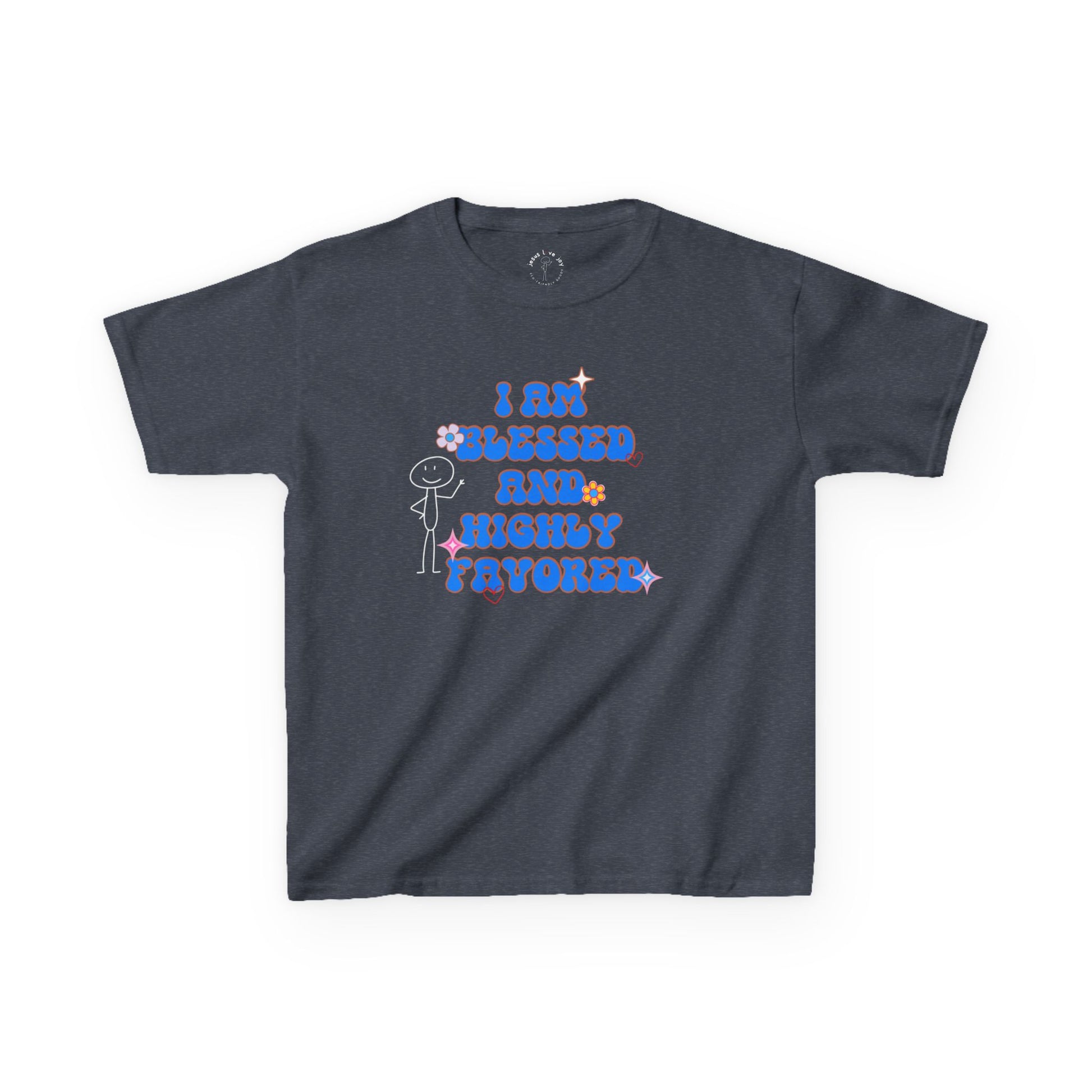 Kids Tee - Blessed Heavy Cotton Shirt for the Little Ones