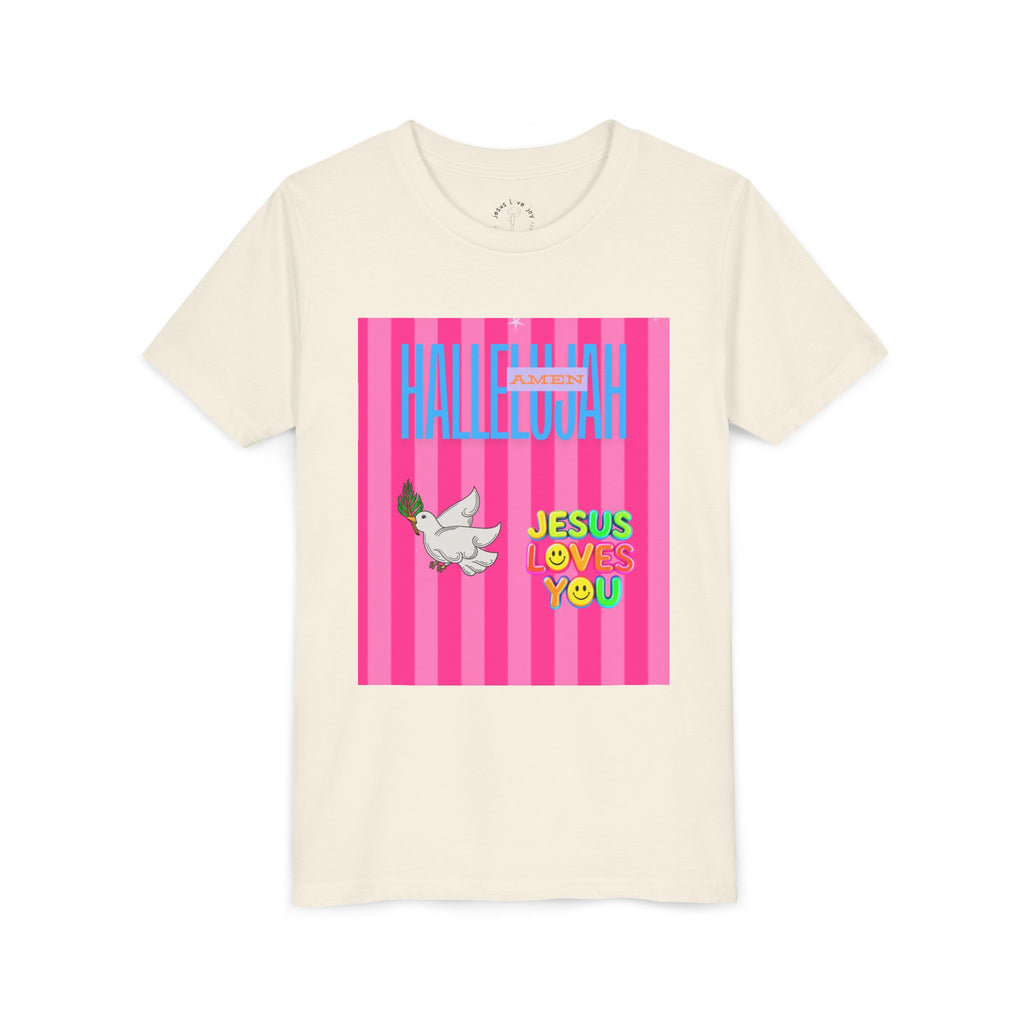 Youth Short Sleeve Tee - 'Amen'  Typography Shirt