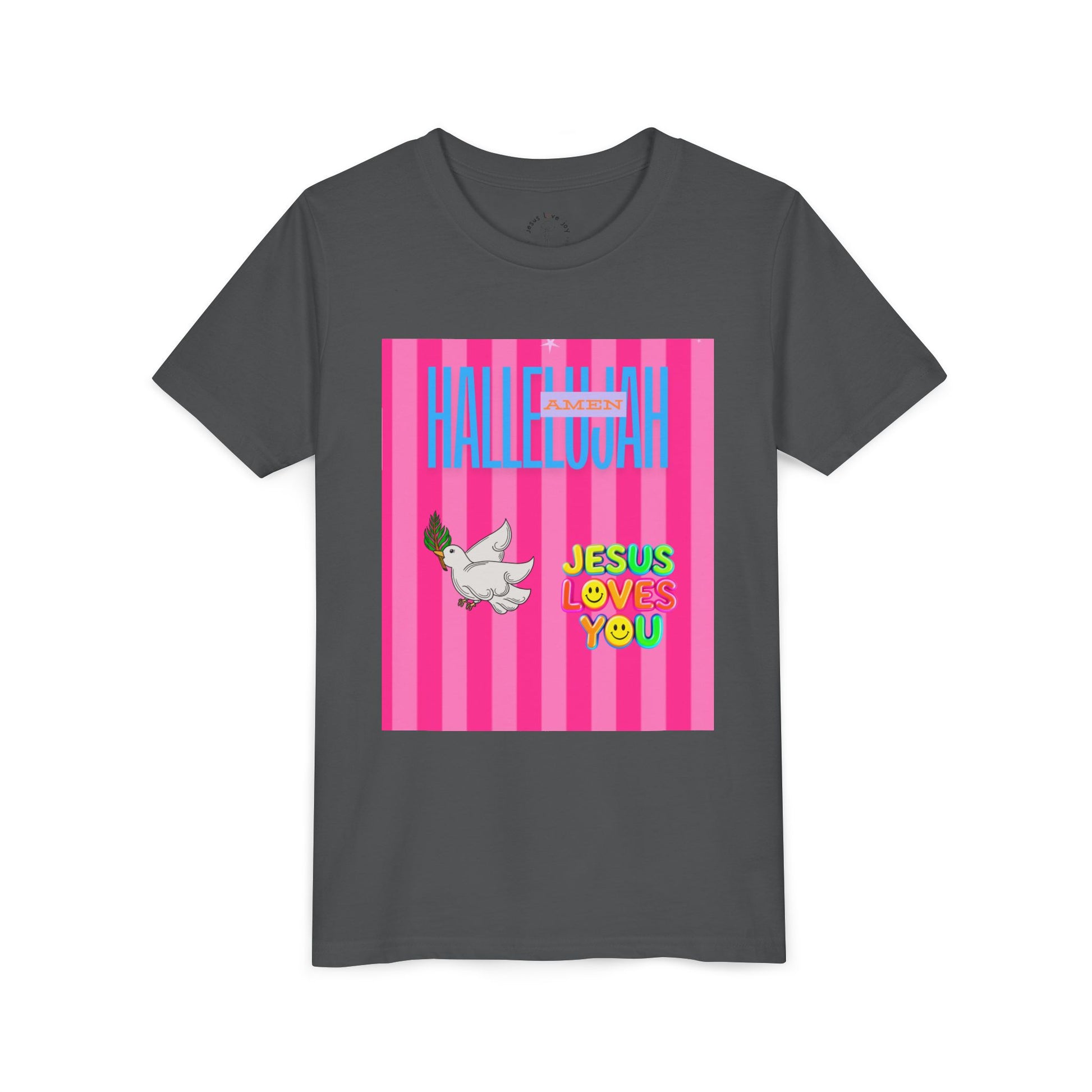 Youth Short Sleeve Tee - 'Amen'  Typography Shirt