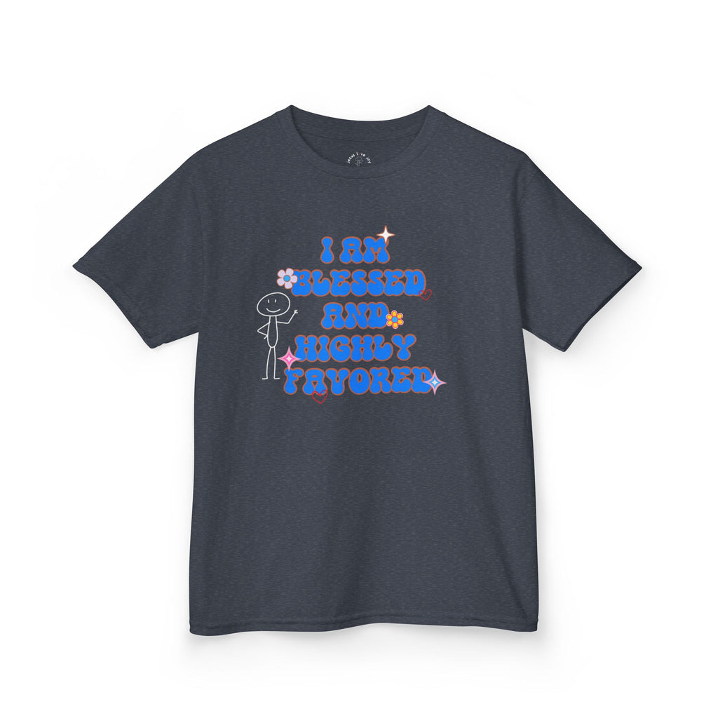 Kids Tee - Blessed Heavy Cotton Shirt for the Little Ones
