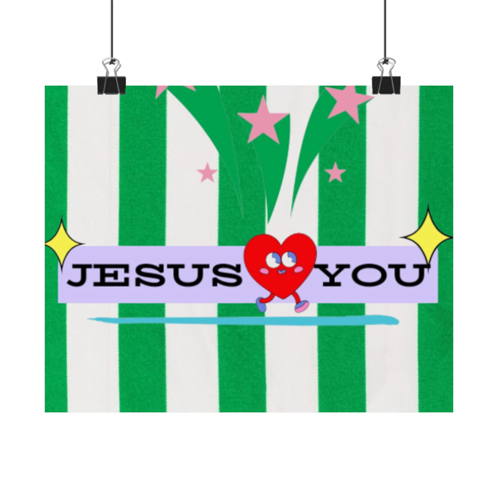 Poster- ‘Jesus ❤️ you’