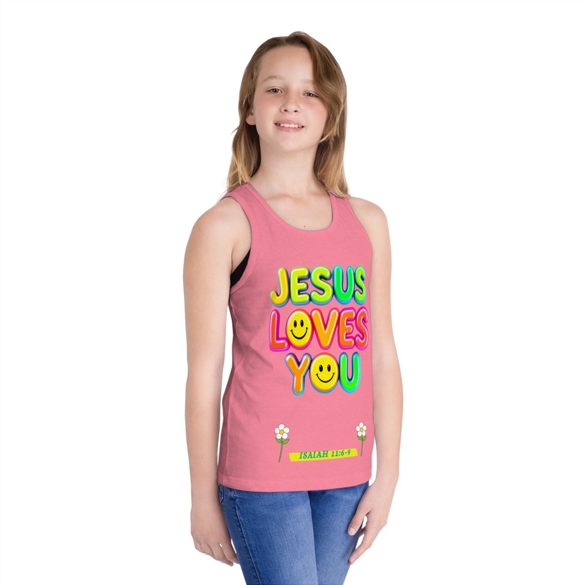 Kid's Tank Top - JESUS LOVES YOU