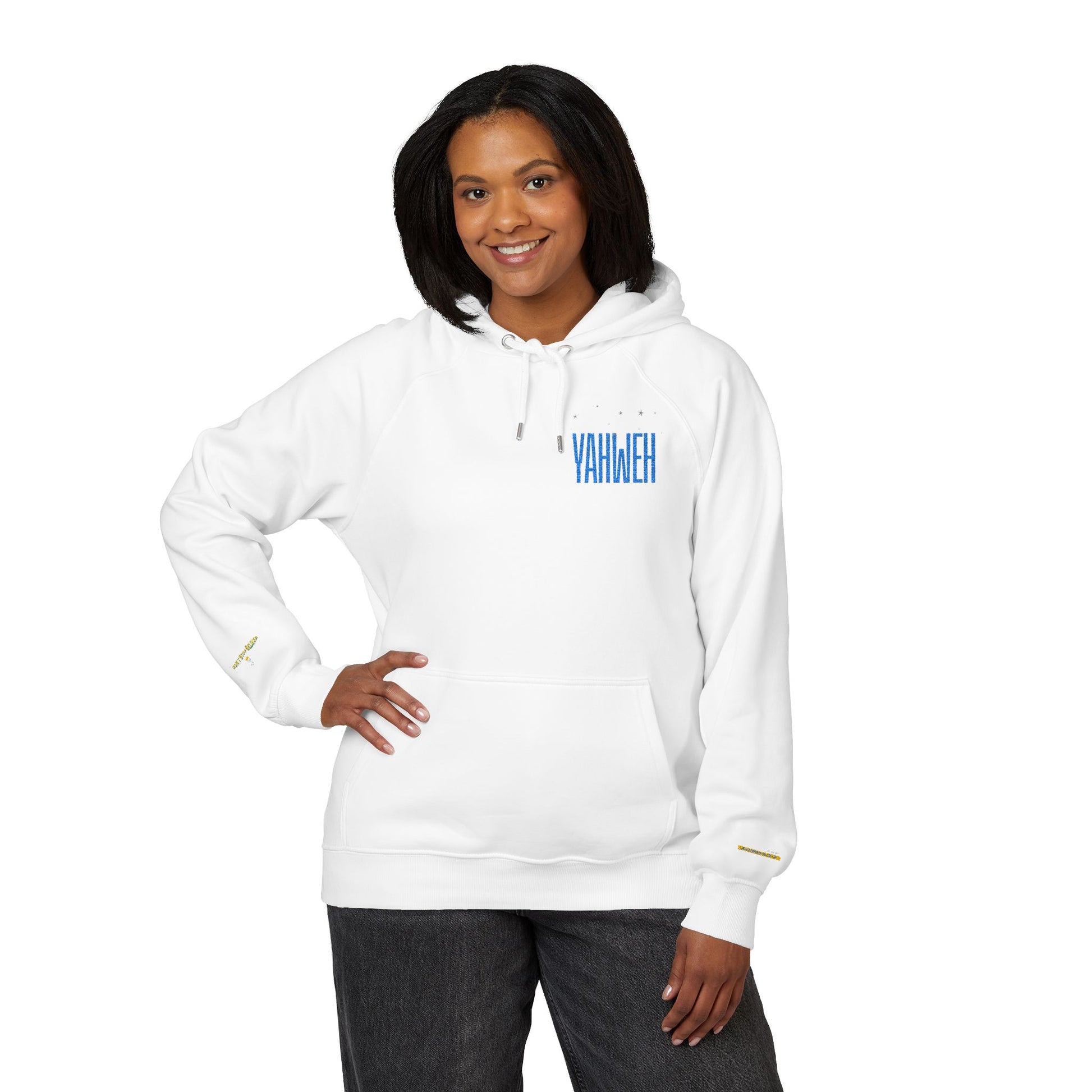 Hoodie - YAHWEH Embroidery Design - Unisex Eco Raglan