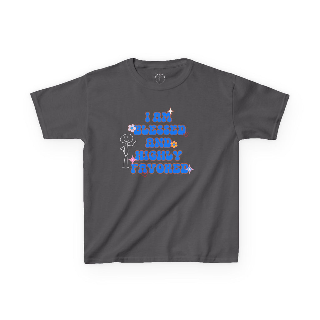 Kids Tee - Blessed Heavy Cotton Shirt for the Little Ones