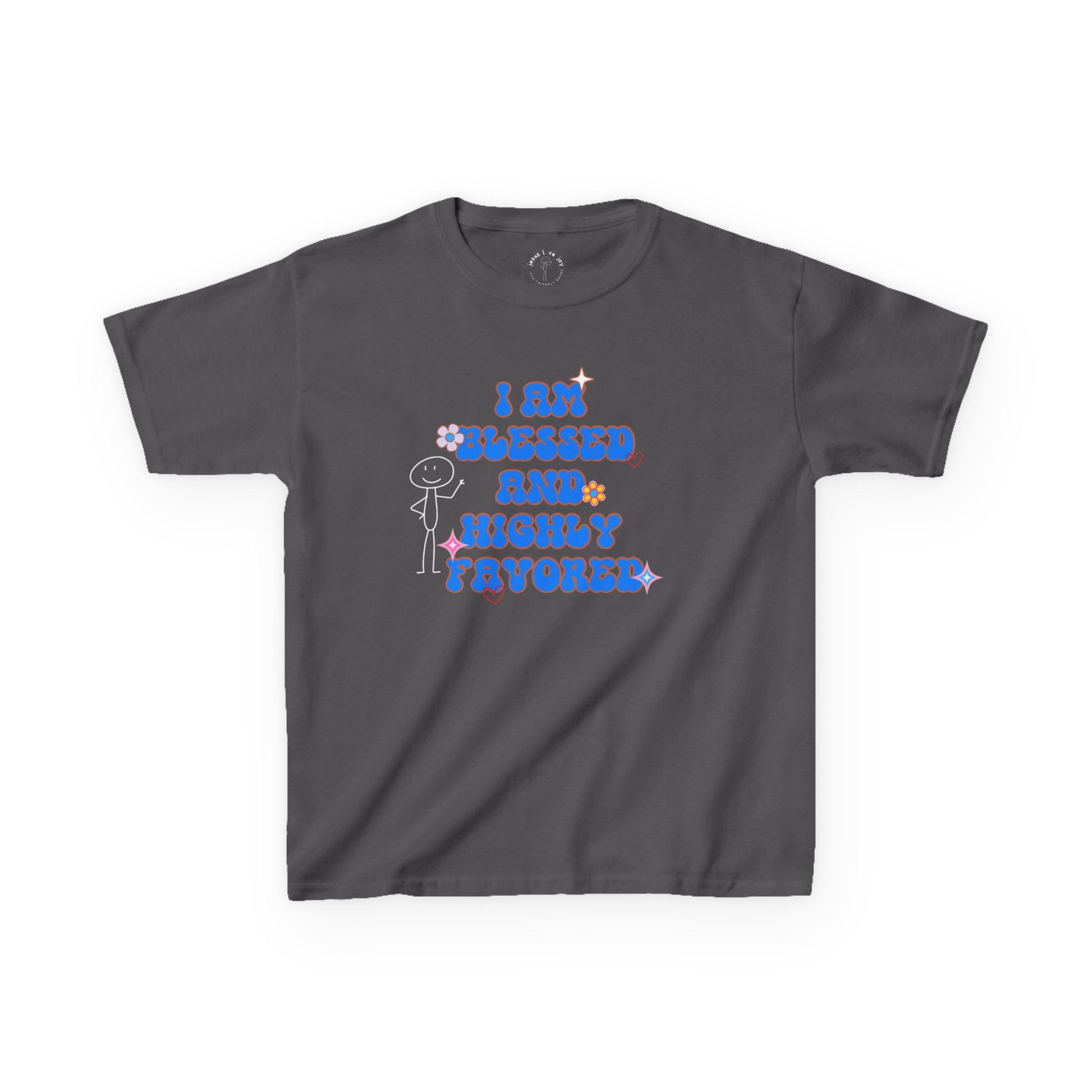 Kids Tee - Blessed Heavy Cotton Shirt for the Little Ones