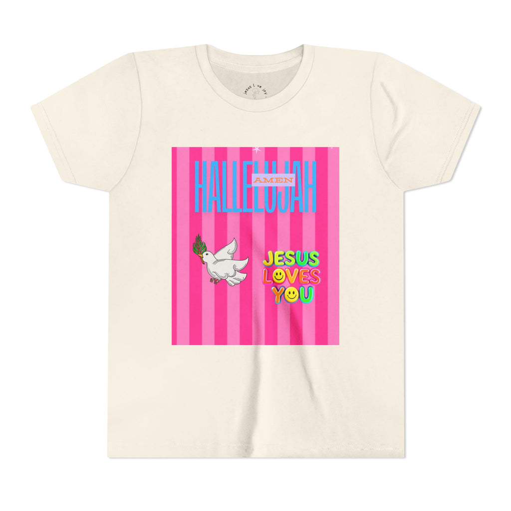 Youth Short Sleeve Tee - 'Amen'  Typography Shirt