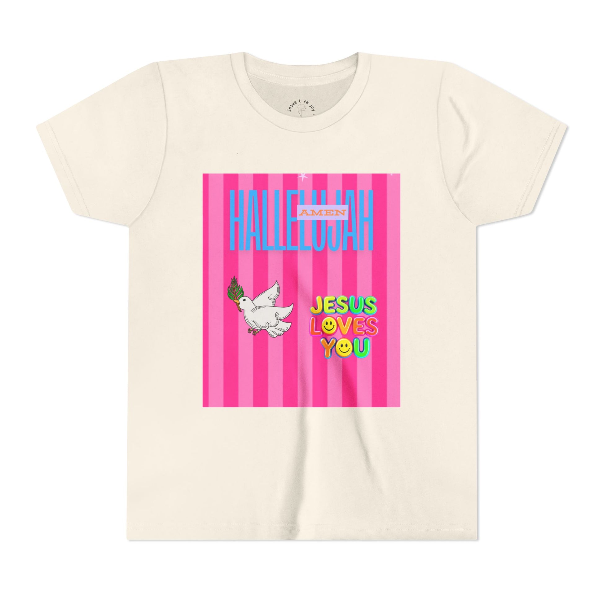 Youth Short Sleeve Tee - 'Amen'  Typography Shirt