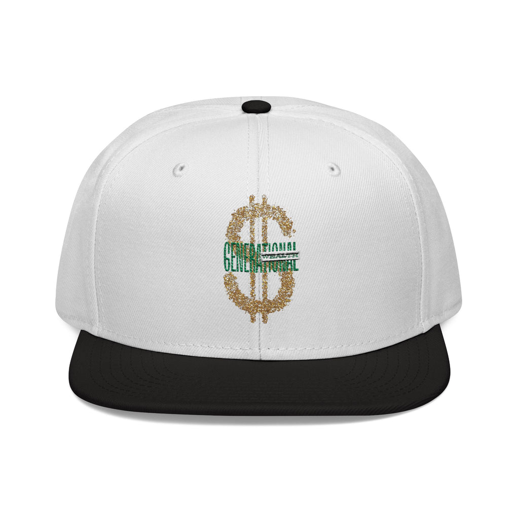Snapback Cap Generational Wealth Embroidery Hat