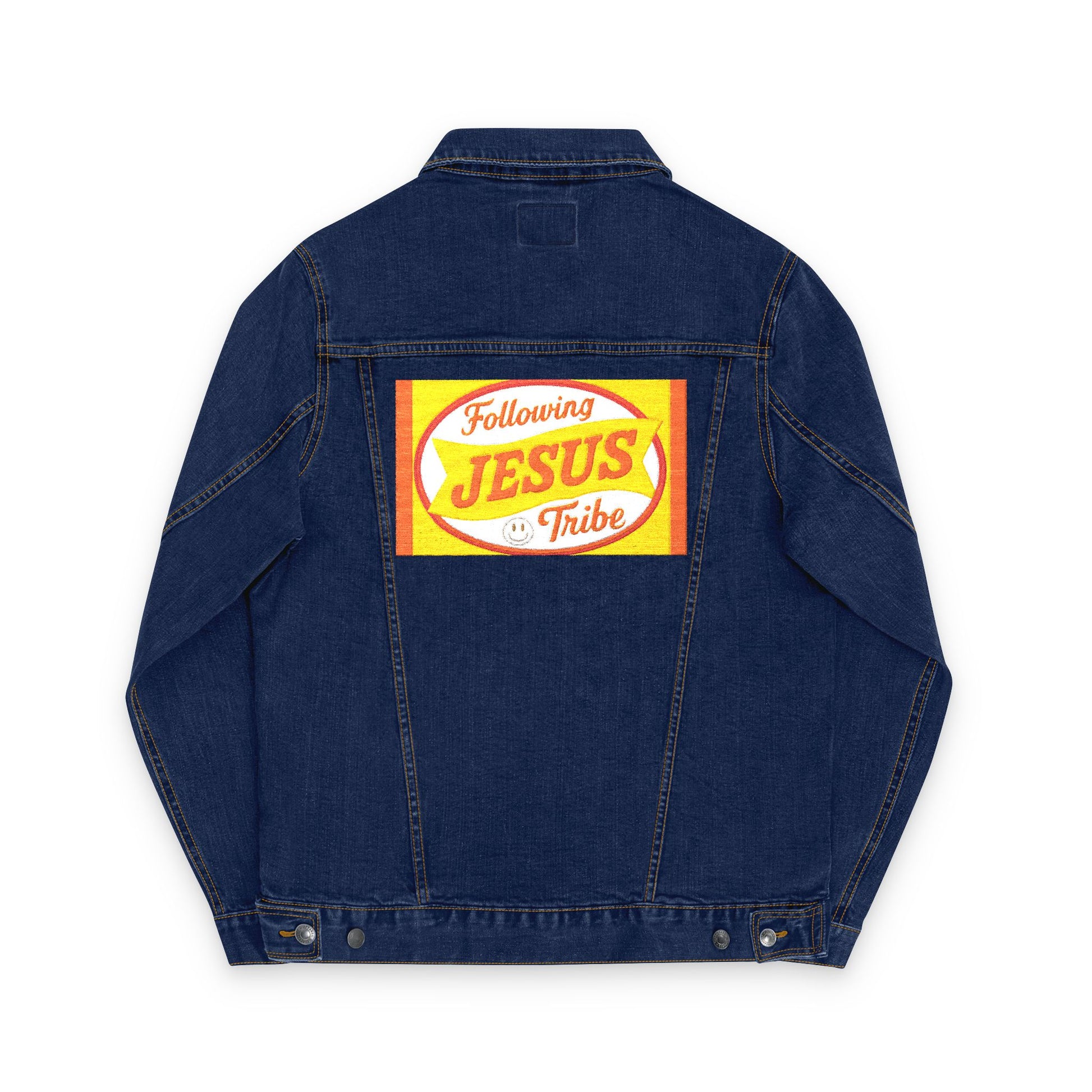 Embroidered Denim Jacket - following JESUS Tribe
