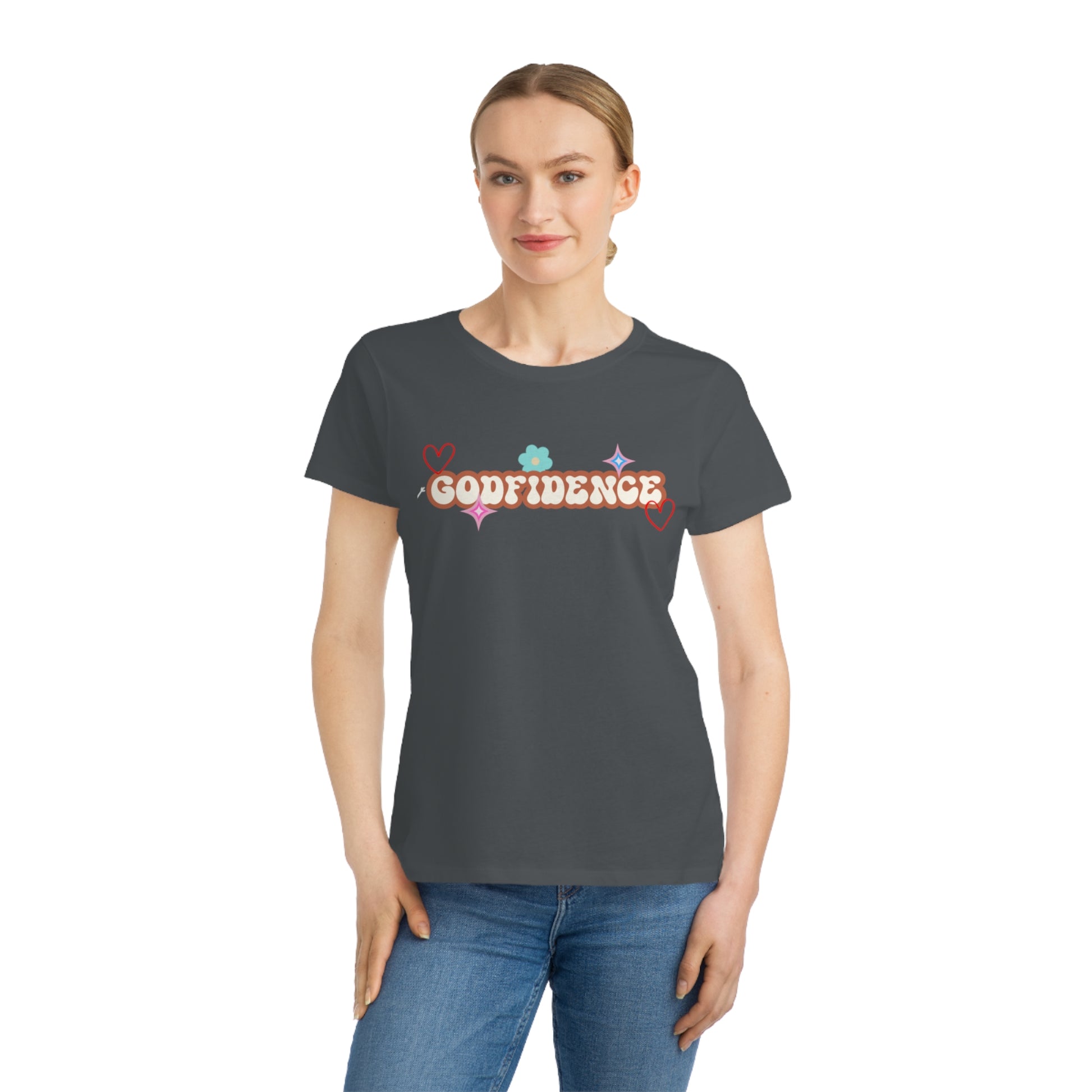 Women's T-Shirt with GODFIDENCE Design