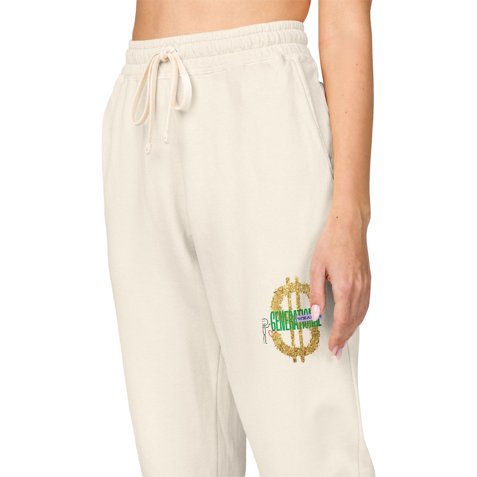 Fleece Sweatpants - Generational Wealth Inspirational Design