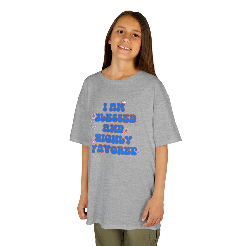 Kids Tee - Blessed Heavy Cotton Shirt for the Little Ones