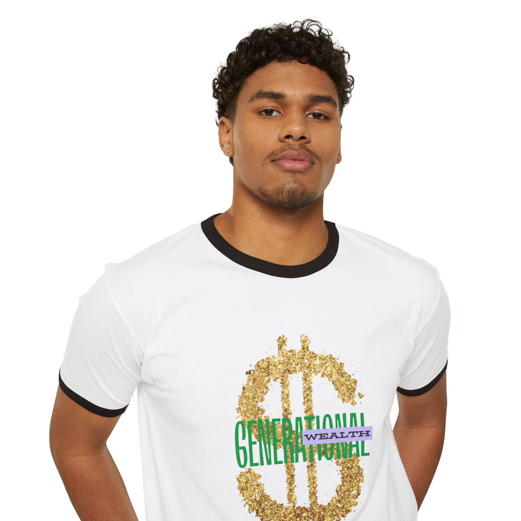 Ringer T-Shirt Generational Wealth Graphic Tee